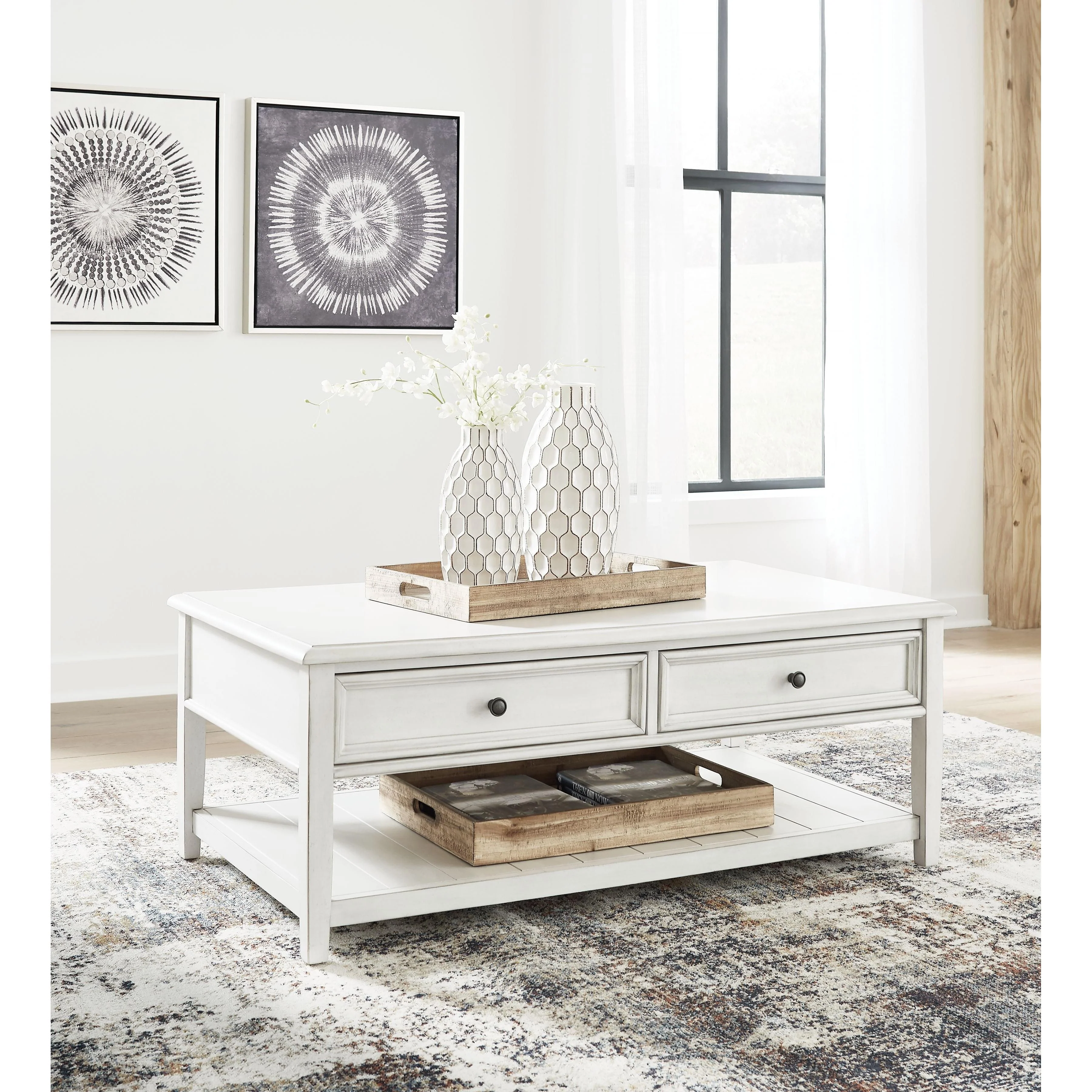 Kanwyn - Whitewash - Rectangular Cocktail Table - Image 8
