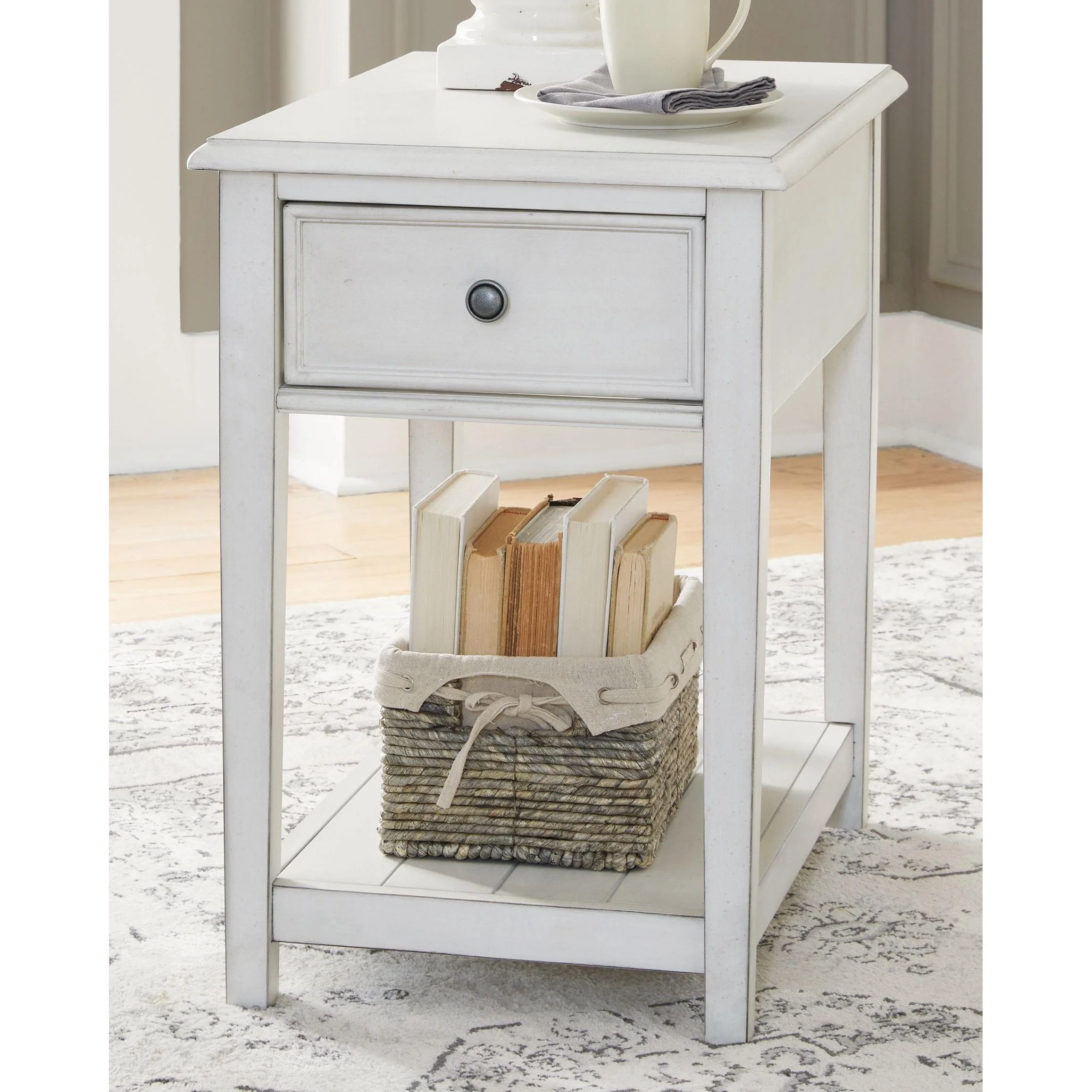 Kanwyn - Whitewash - Rectangular End Table - Image 2