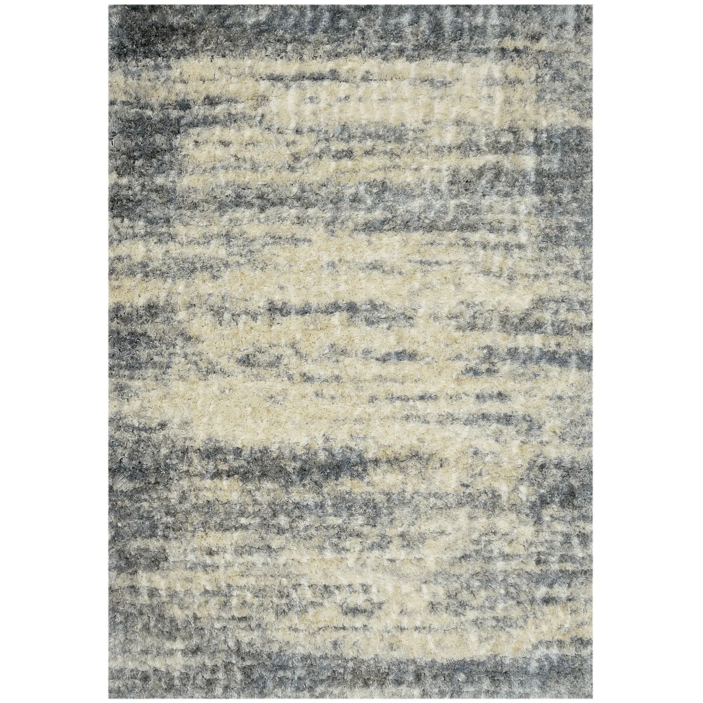 KAS Merino 6714 Ivory/Blue Landscapes Area Rug 5'3" X 7'7"