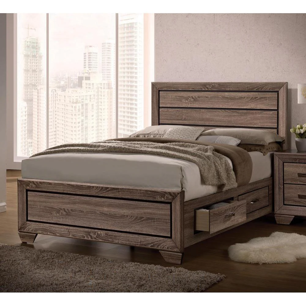 Kauffman - Eastern King Bed - Wood