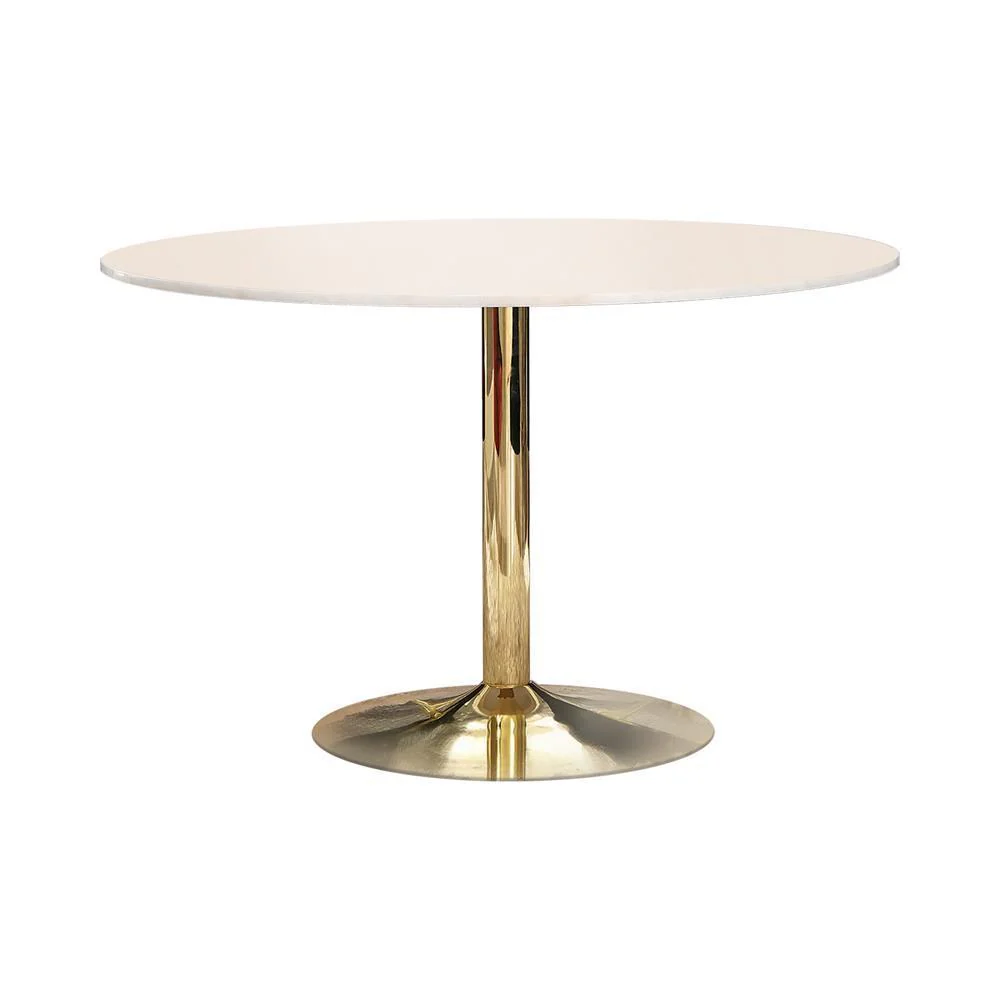 Kella - Round Dining Table - White - Image 3