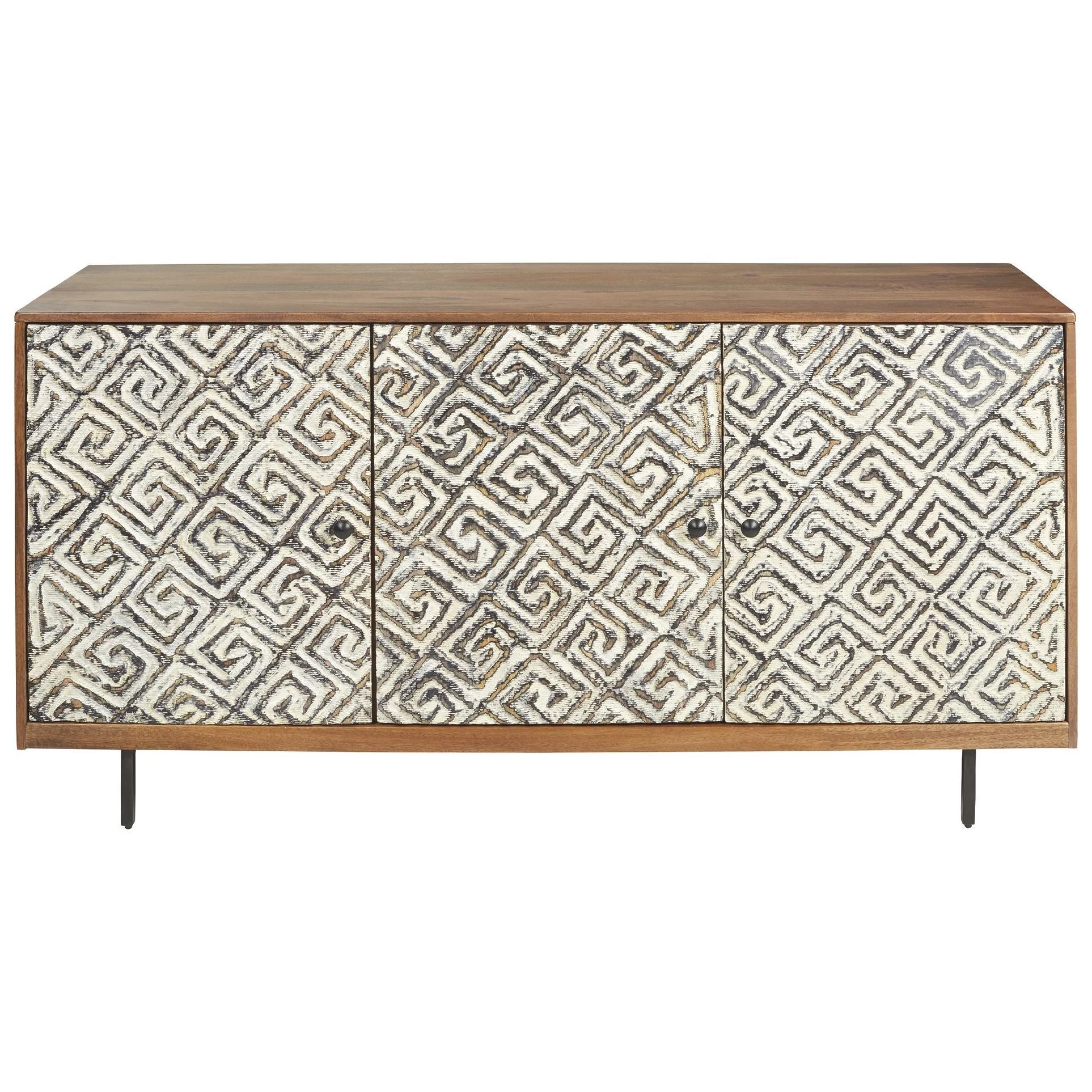 Kerrings - Brown/black/white - Accent Cabinet - Image 3