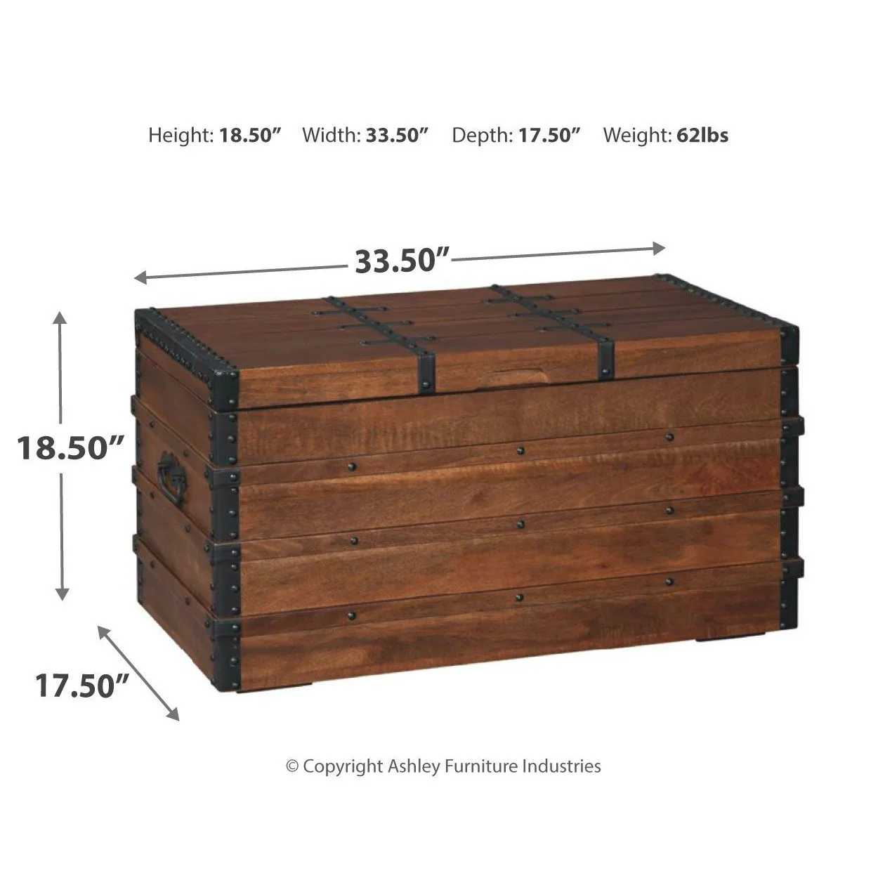 Kettleby - Brown - Storage Trunk - Image 4