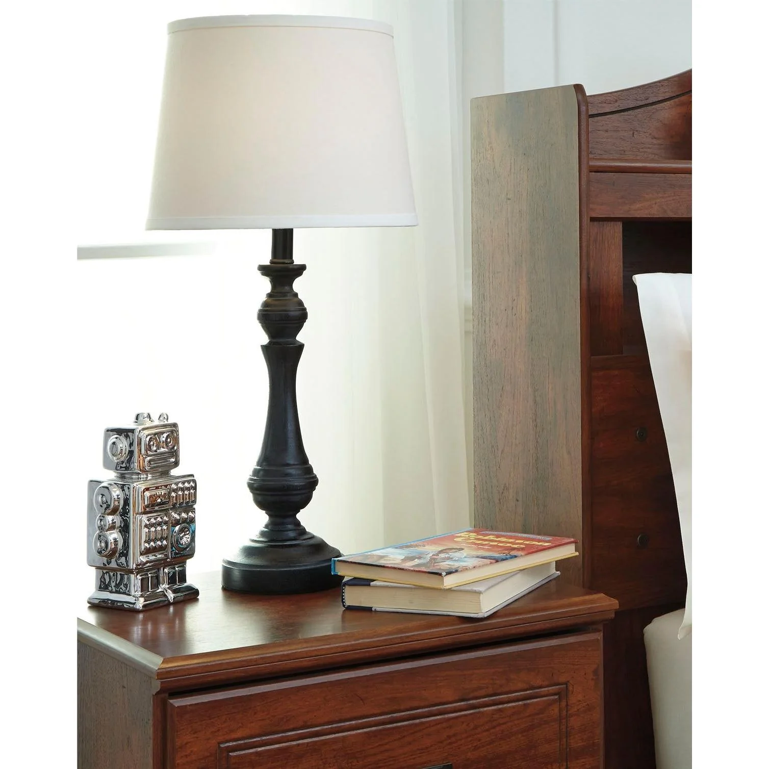 Kian - Black/white - Poly Table Lamp (1/cn) - Image 10