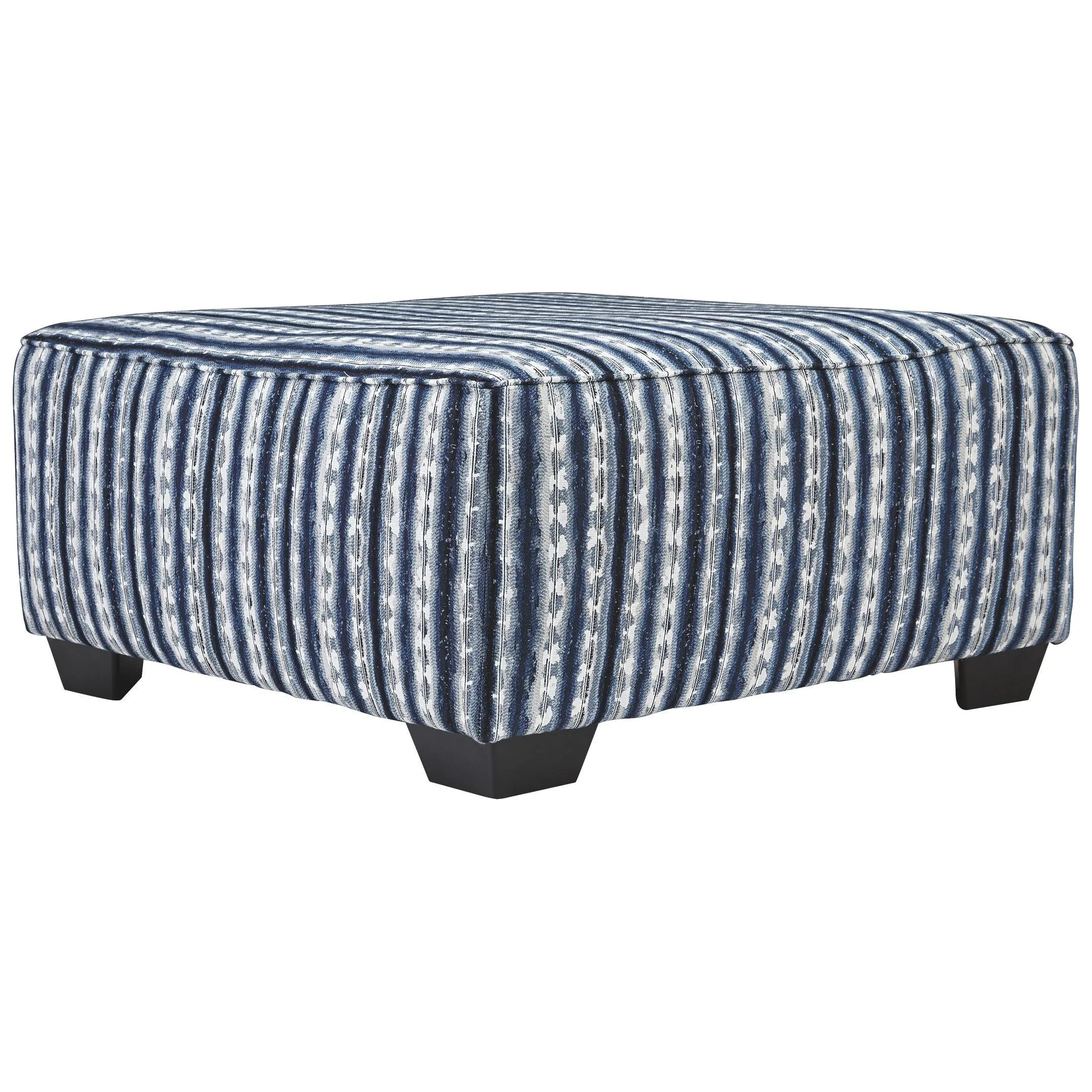 Kiessel - Indigo - Oversized Accent Ottoman - Image 13