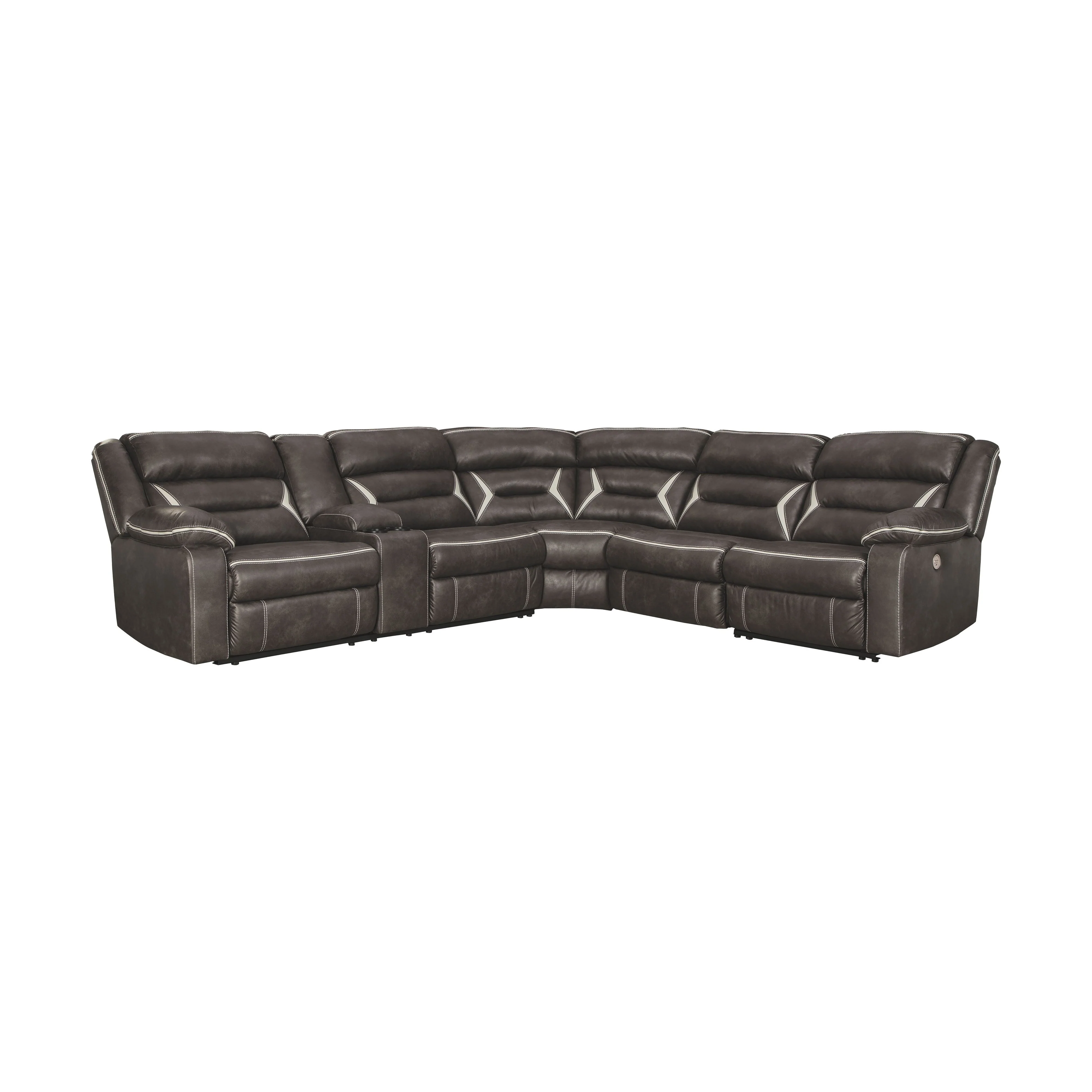 Kincord - Midnight - Left Arm Facing Power Sofa 4 Pc Sectional - Image 12