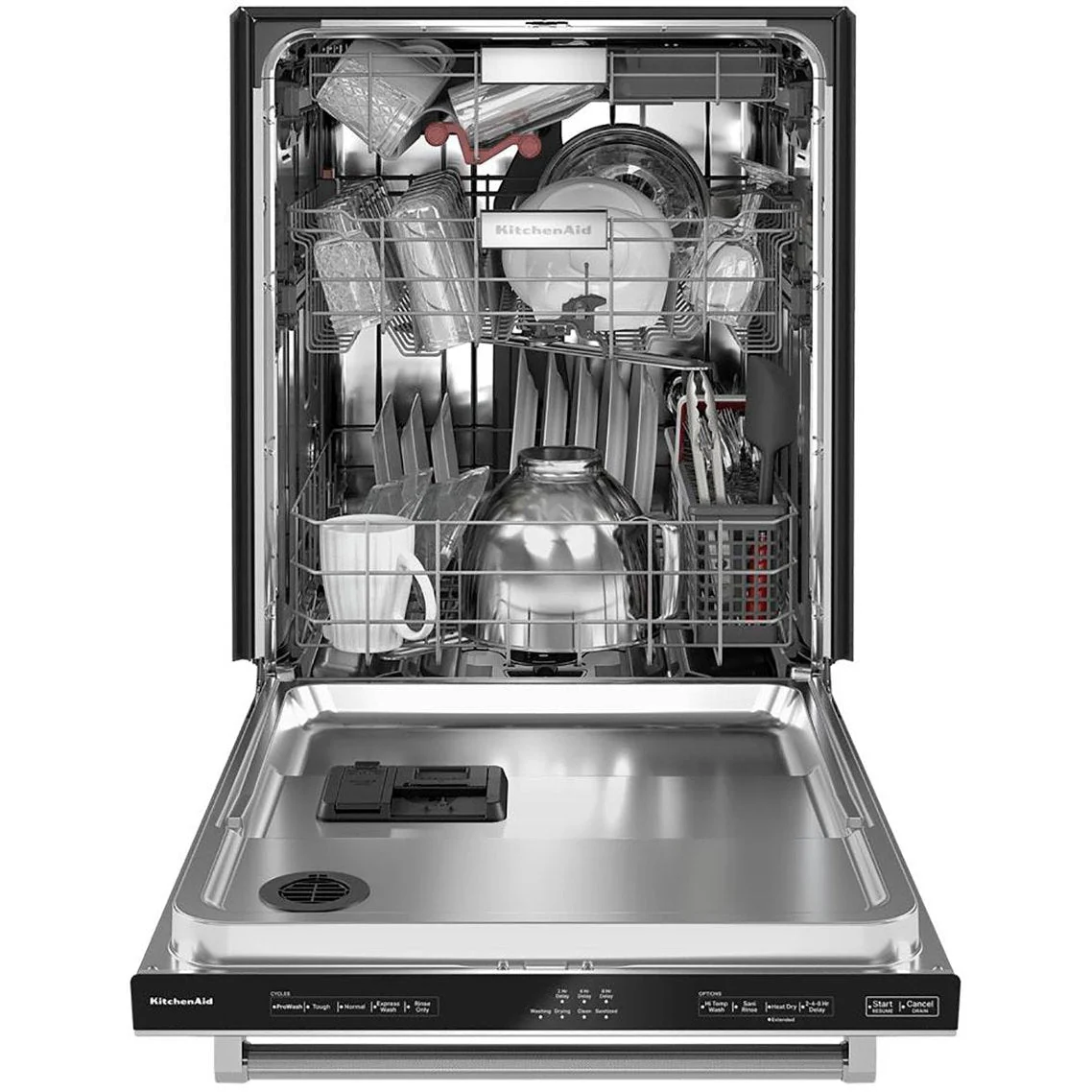 KitchenAid 44 dBA Dishwasher in PrintShield™ Stainless Steel Finish with FreeFlex™ Third Rack - Image 3