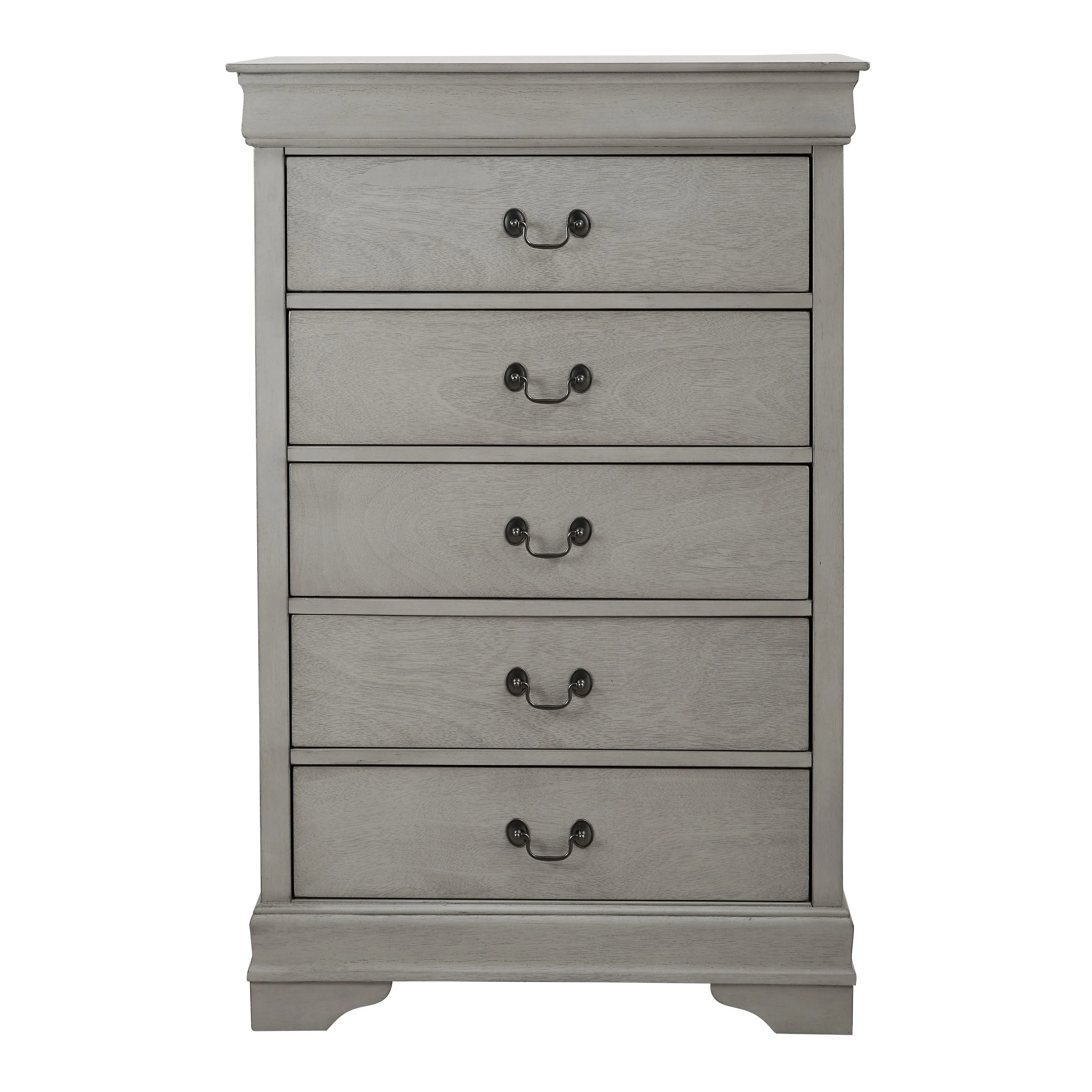 Kordasky - Gray - Five Drawer Chest - Image 4