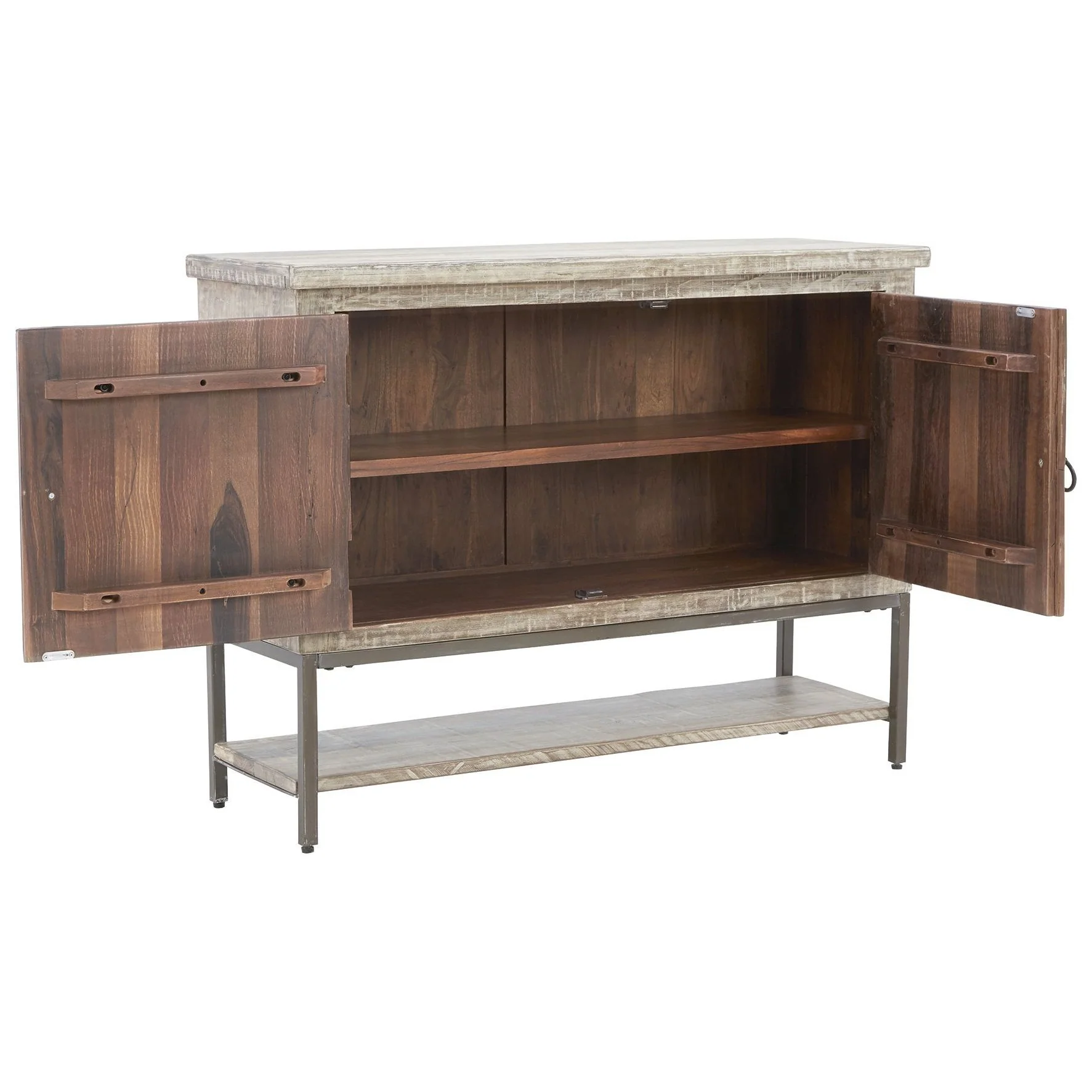 Laddford - Whitewash - Accent Cabinet - 2-shelves - Image 3