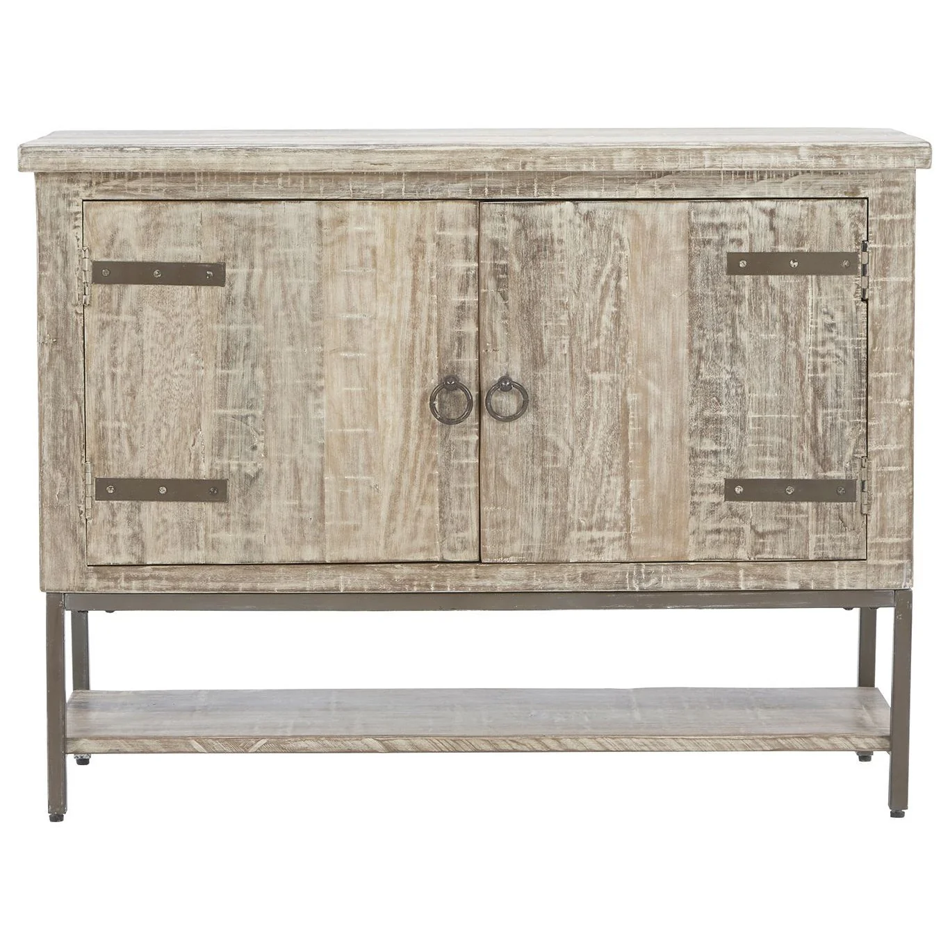 Laddford - Whitewash - Accent Cabinet - 2-shelves - Image 4