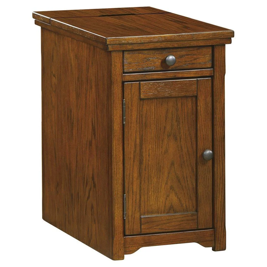 Laflorn - Light Brown - Chair Side End Table