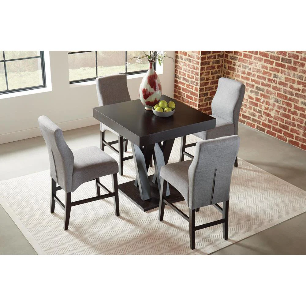 Lampton - Upholstered Counter Height Stool - Gray - Image 6