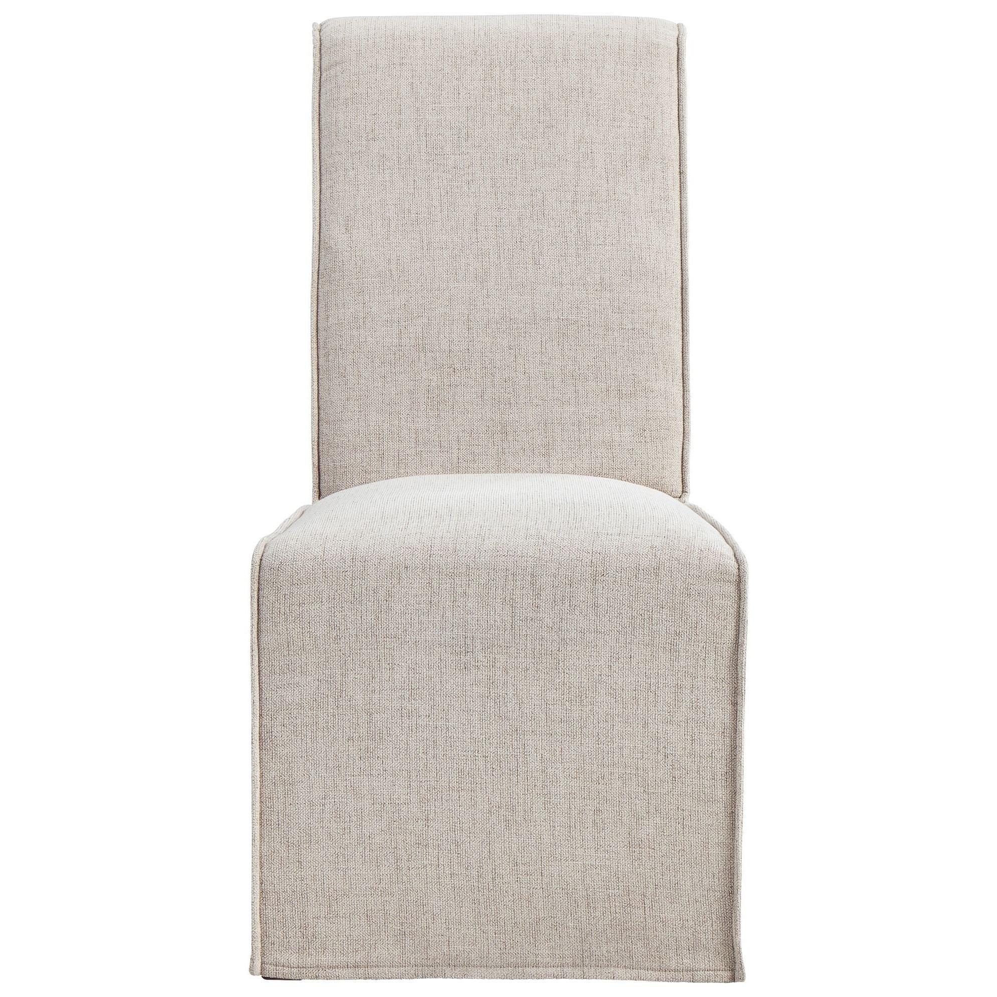 Langford - Light Grayish Brown - Dining Skirted Chair (set Of 2) - Image 3