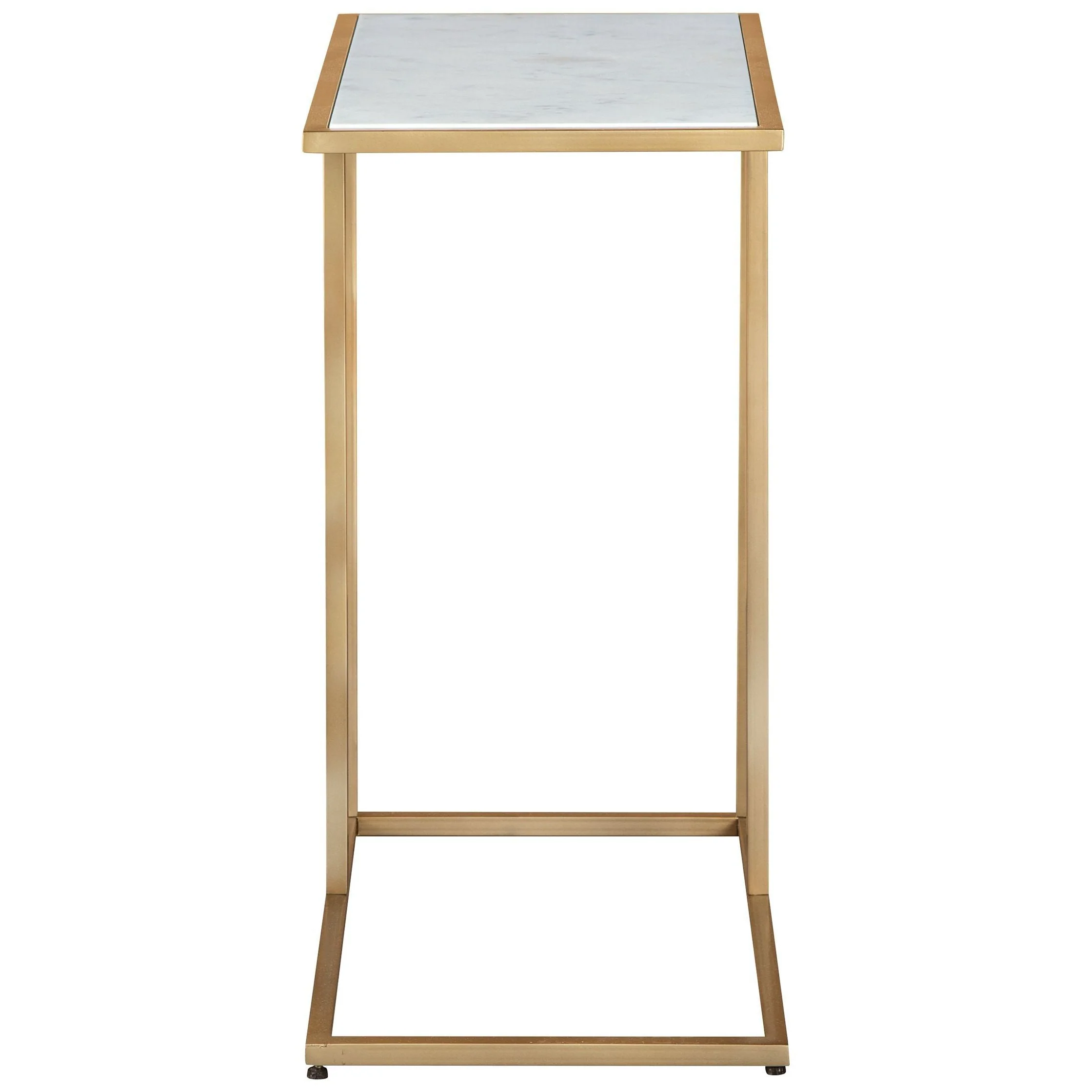 Lanport - Champagne/white - Accent Table - Image 3