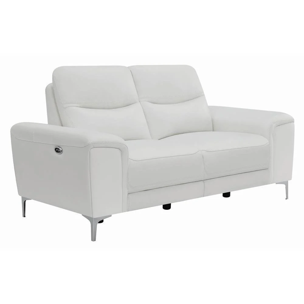 Largo - Power Reclining Loveseat - White - Image 2