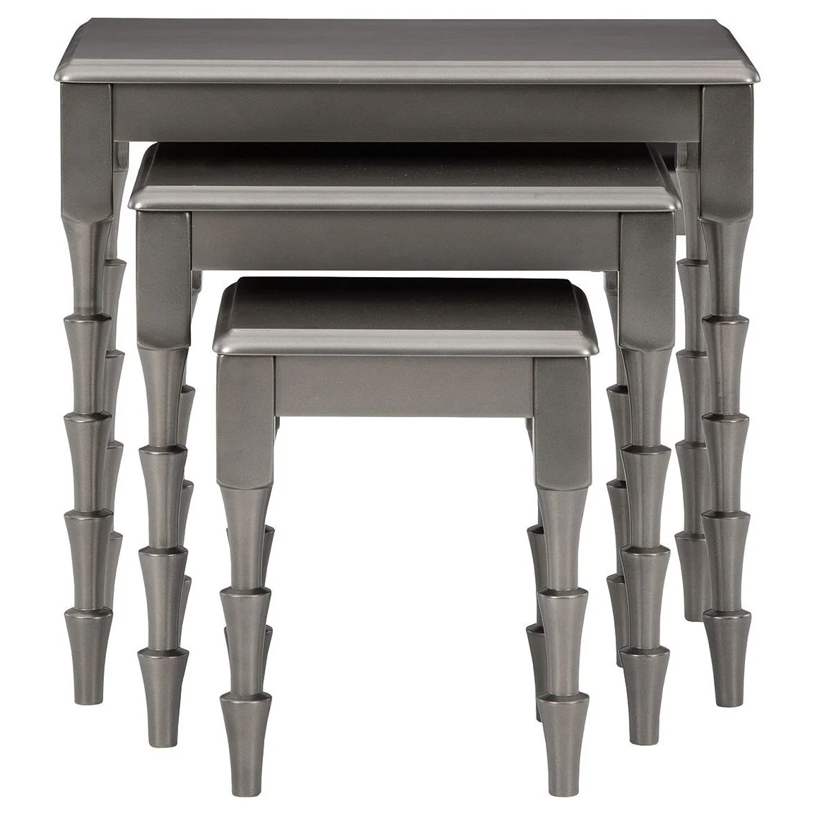 Larkendale - Metallic Gray - Accent Table Set (3/cn) - Image 3