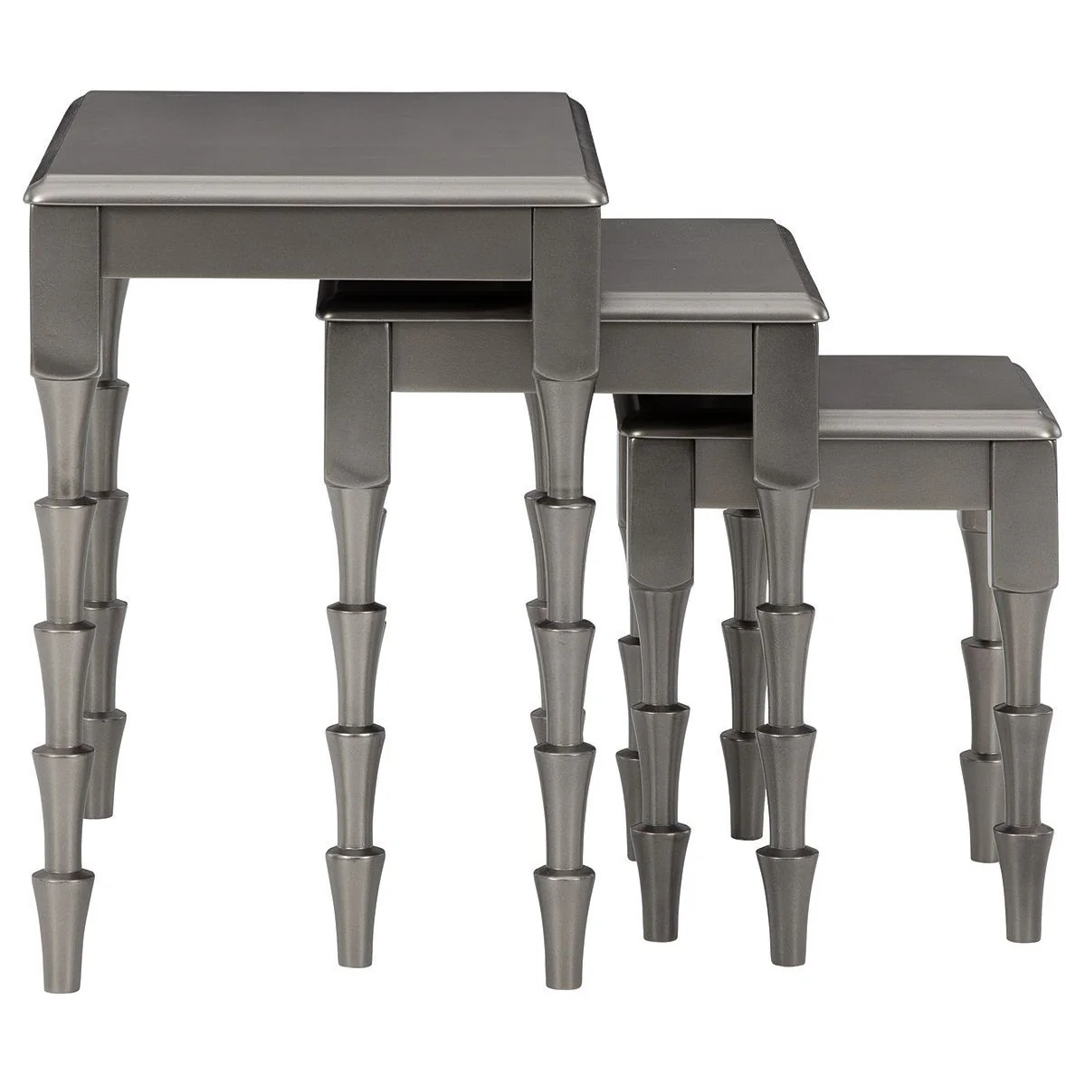 Larkendale - Metallic Gray - Accent Table Set (3/cn) - Image 4
