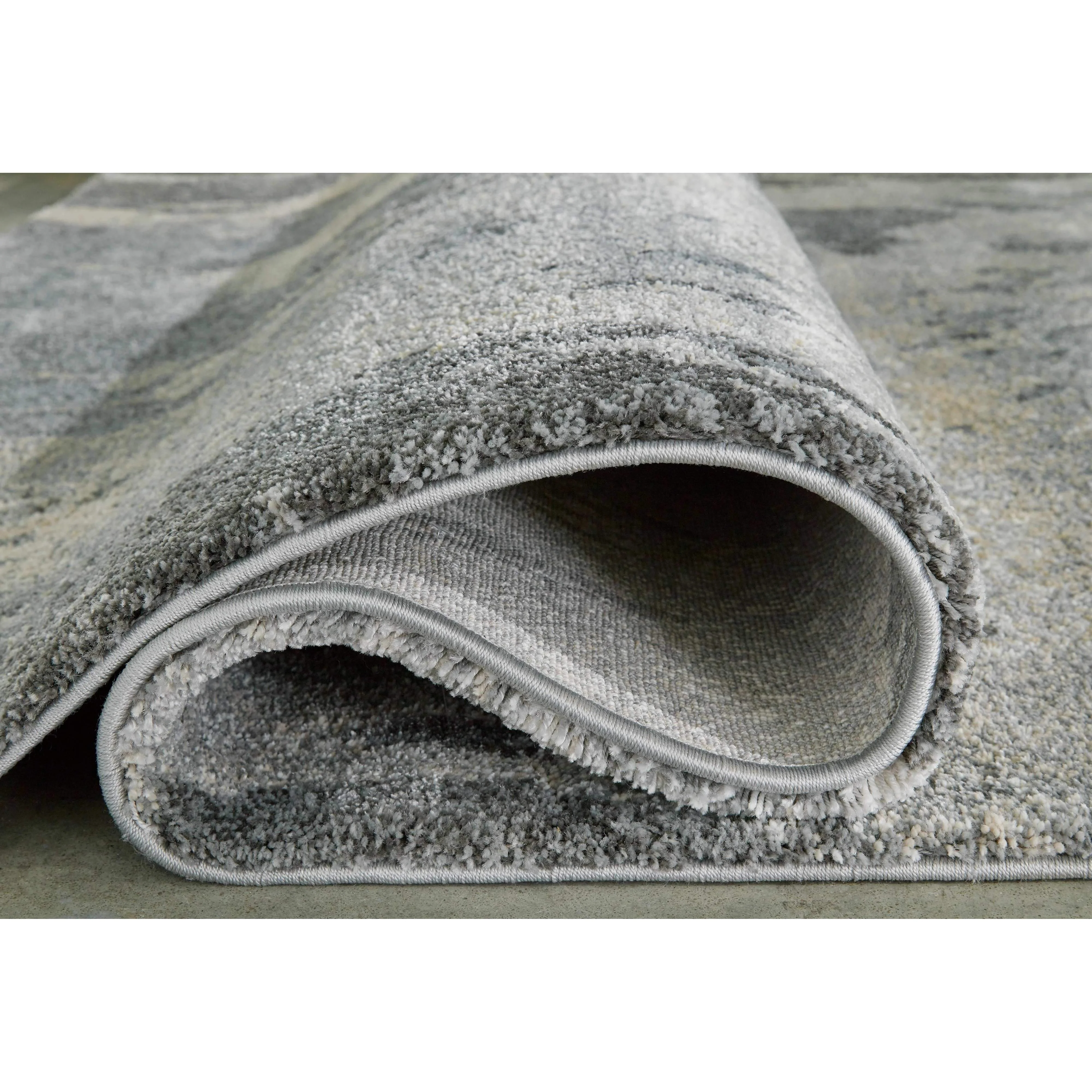 Larobin - Charcoal/beige/gray - Medium Rug - Image 4