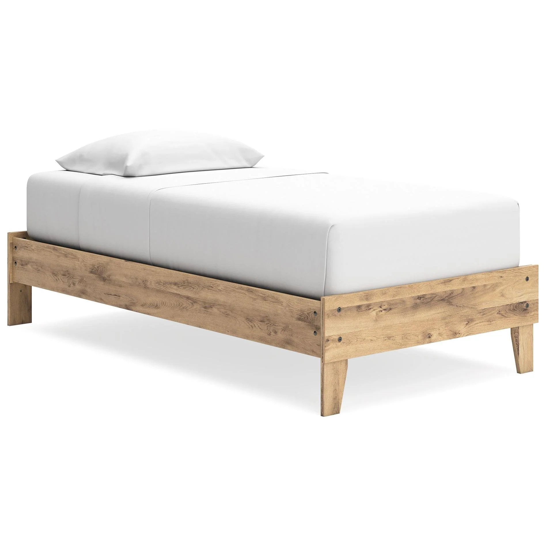 Larstin - Brown - Twin Platform Bed