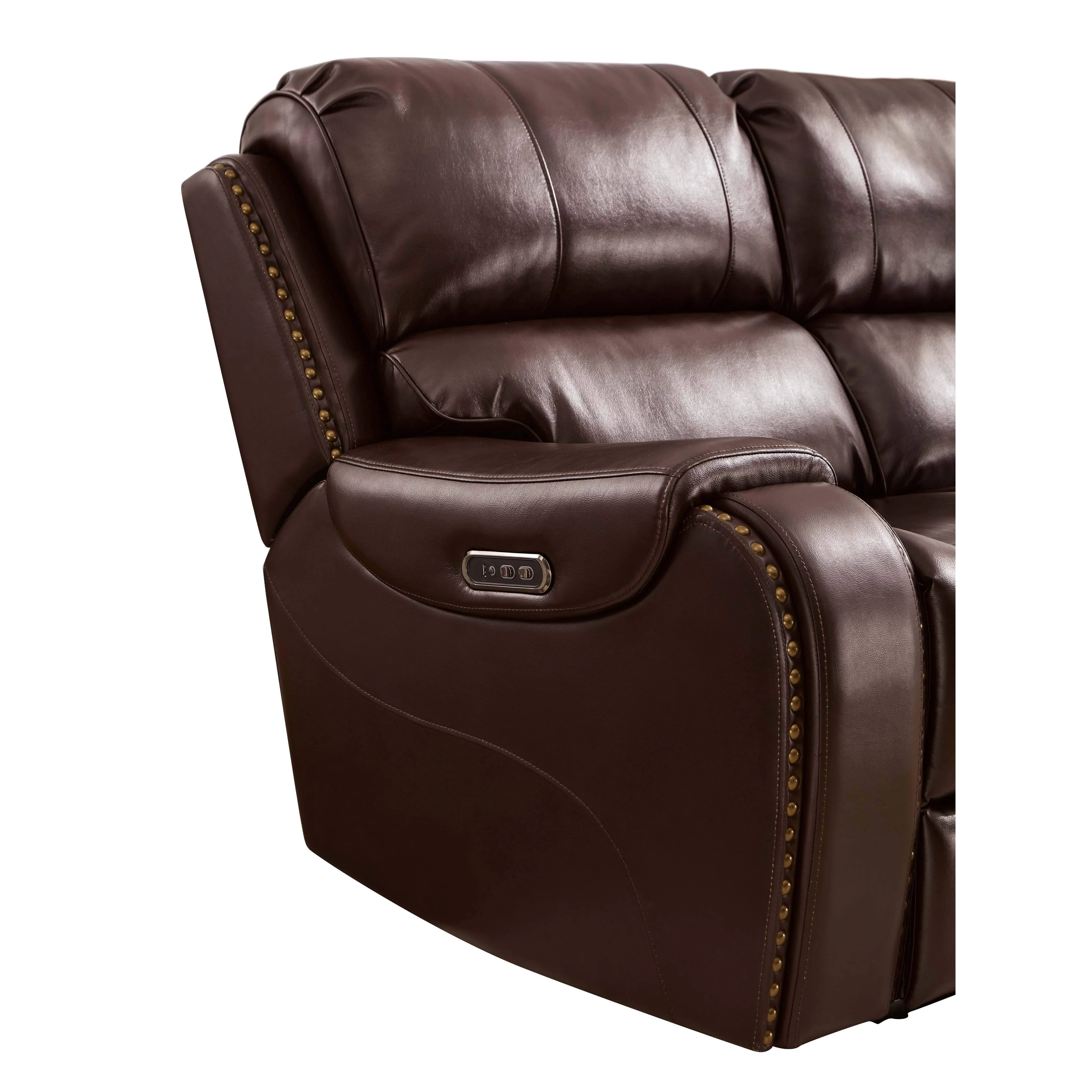 Latimer - Brown - Pwr Rec Loveseat/adj Headrest - Image 7