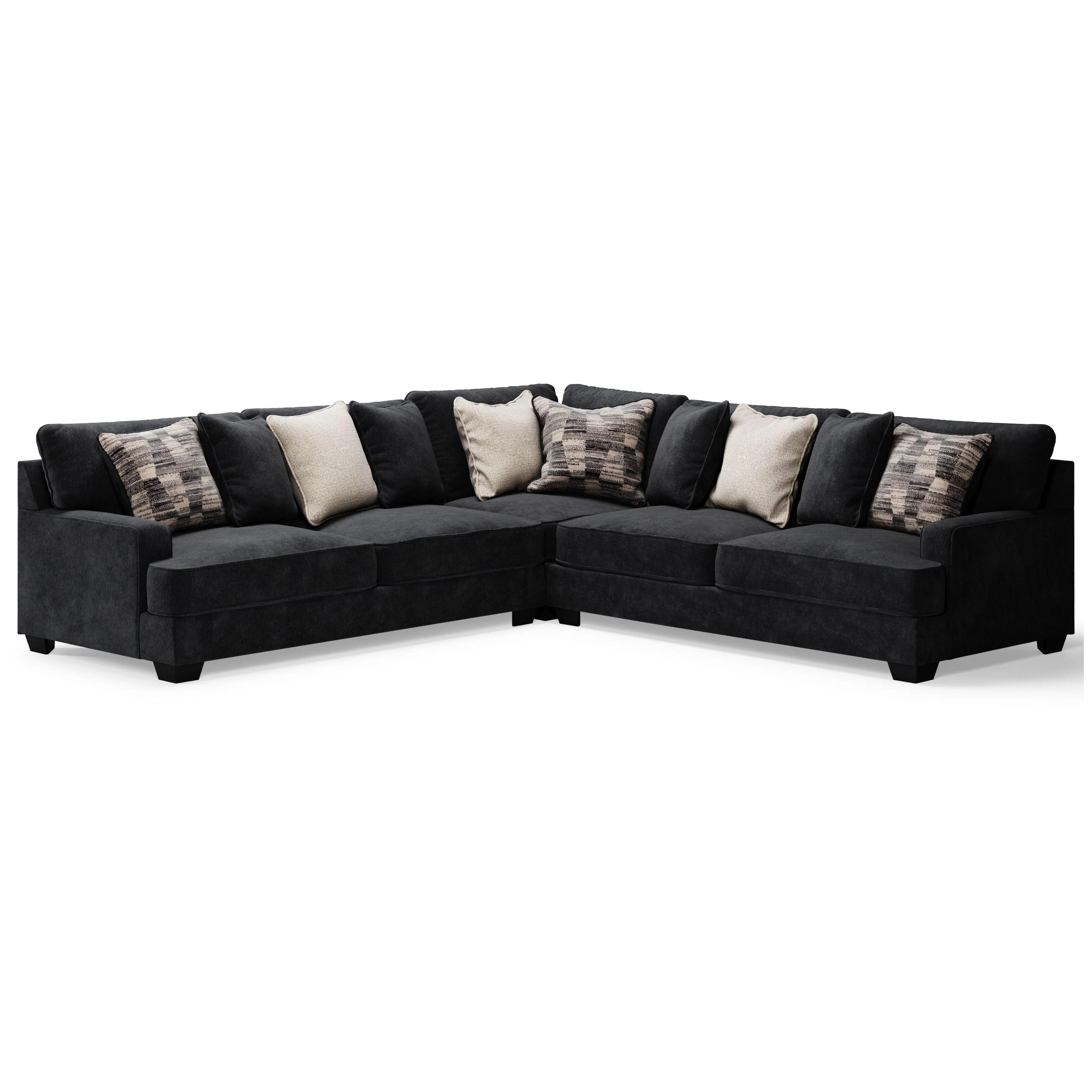 Ashley Lavernett Left & Right Sofa 3 Piece Sectional in Charcoal - Image 11