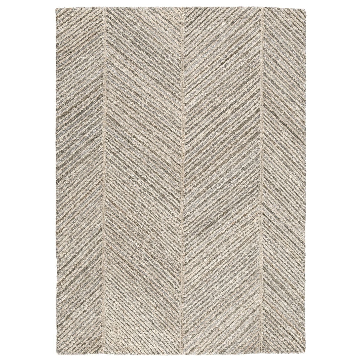 Leaford - Taupe/brown/gray - Large Rug - Image 5