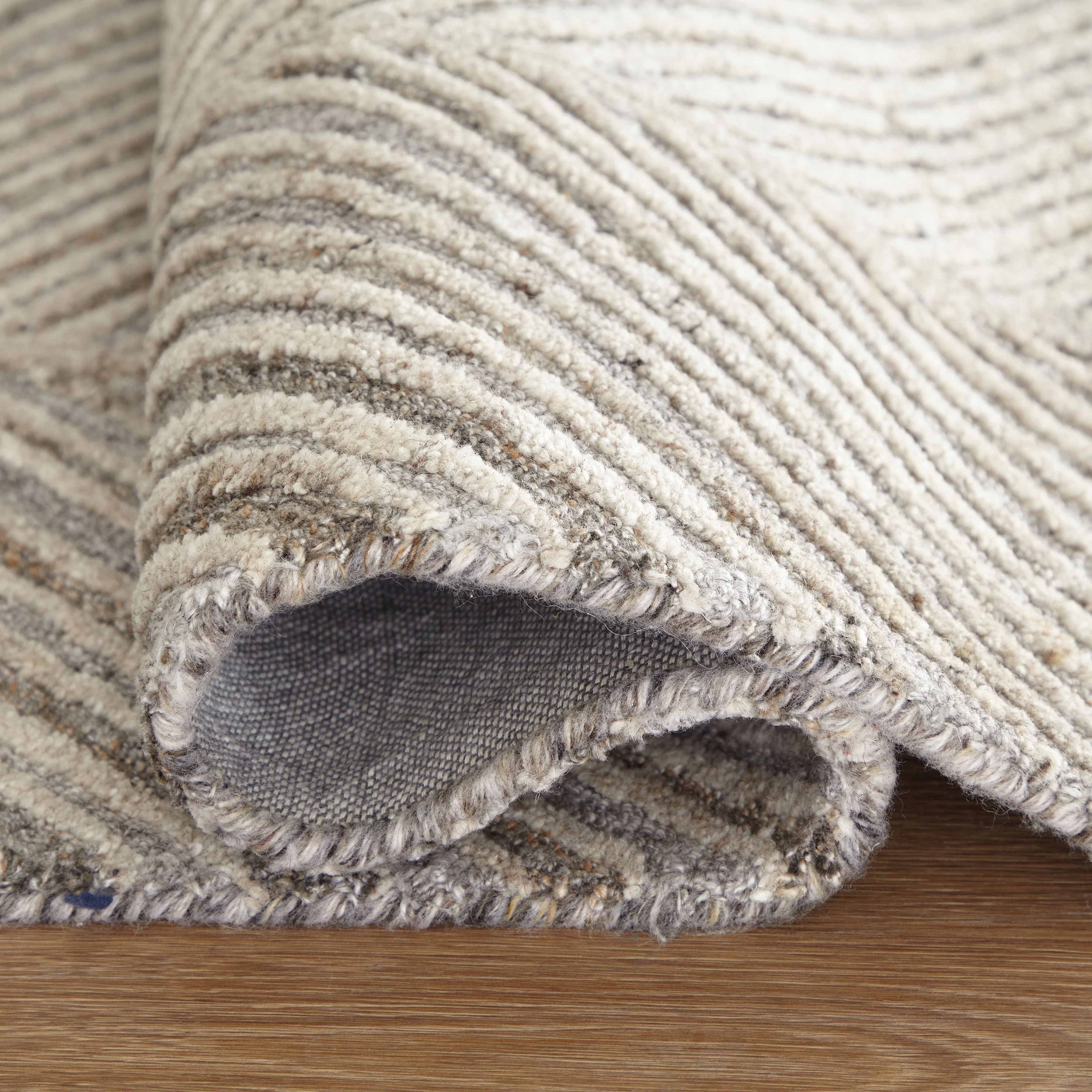 Leaford - Taupe/brown/gray - Large Rug - Image 8