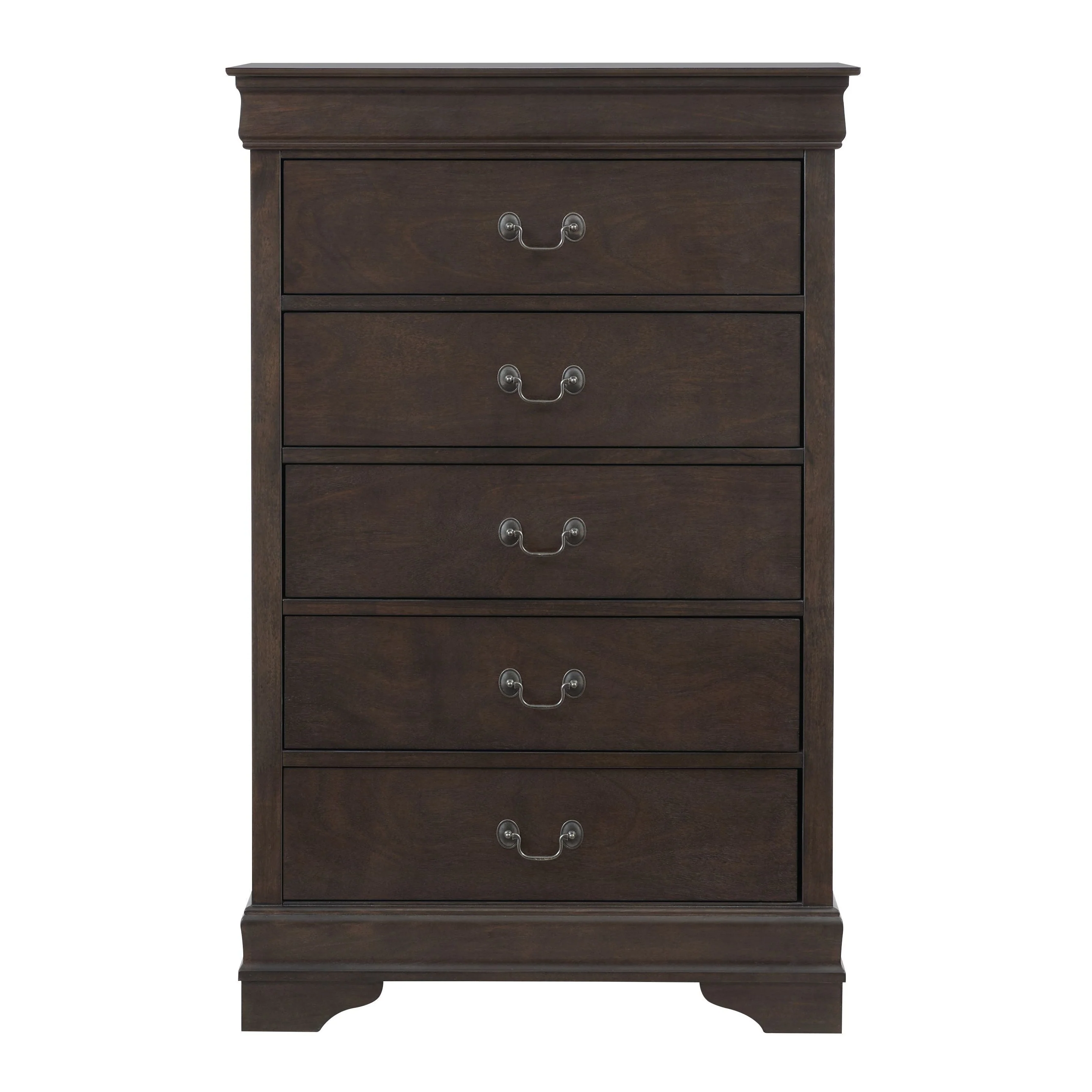 Leewarden - Dark Brown - Five Drawer Chest - Image 4
