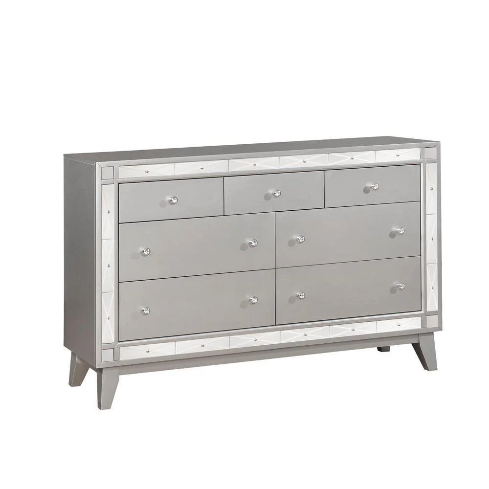 Leighton Collection - Silver - Dresser - Image 2