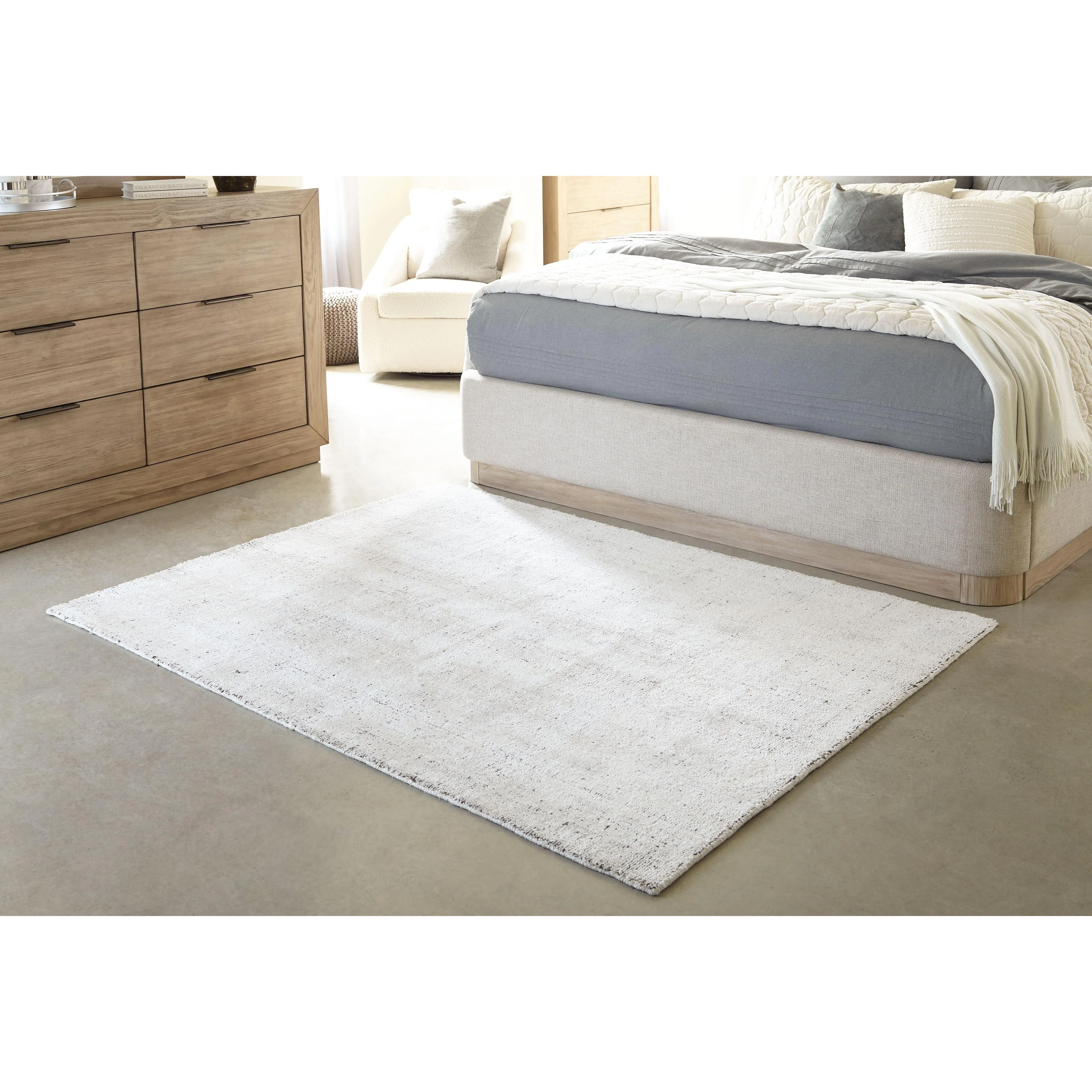 Lenlett - Ivory/charcoal - Medium Rug - Image 2