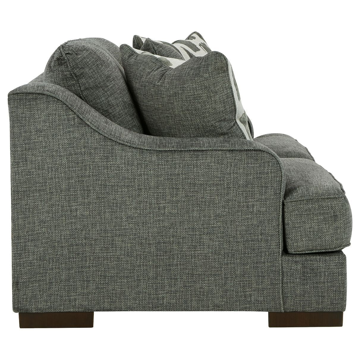 Lessinger - Pewter - Loveseat - Image 9
