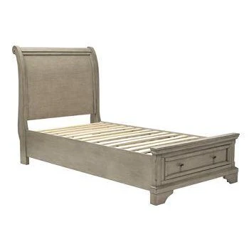 Lettner - Light Gray - Twin Sleigh Headboard