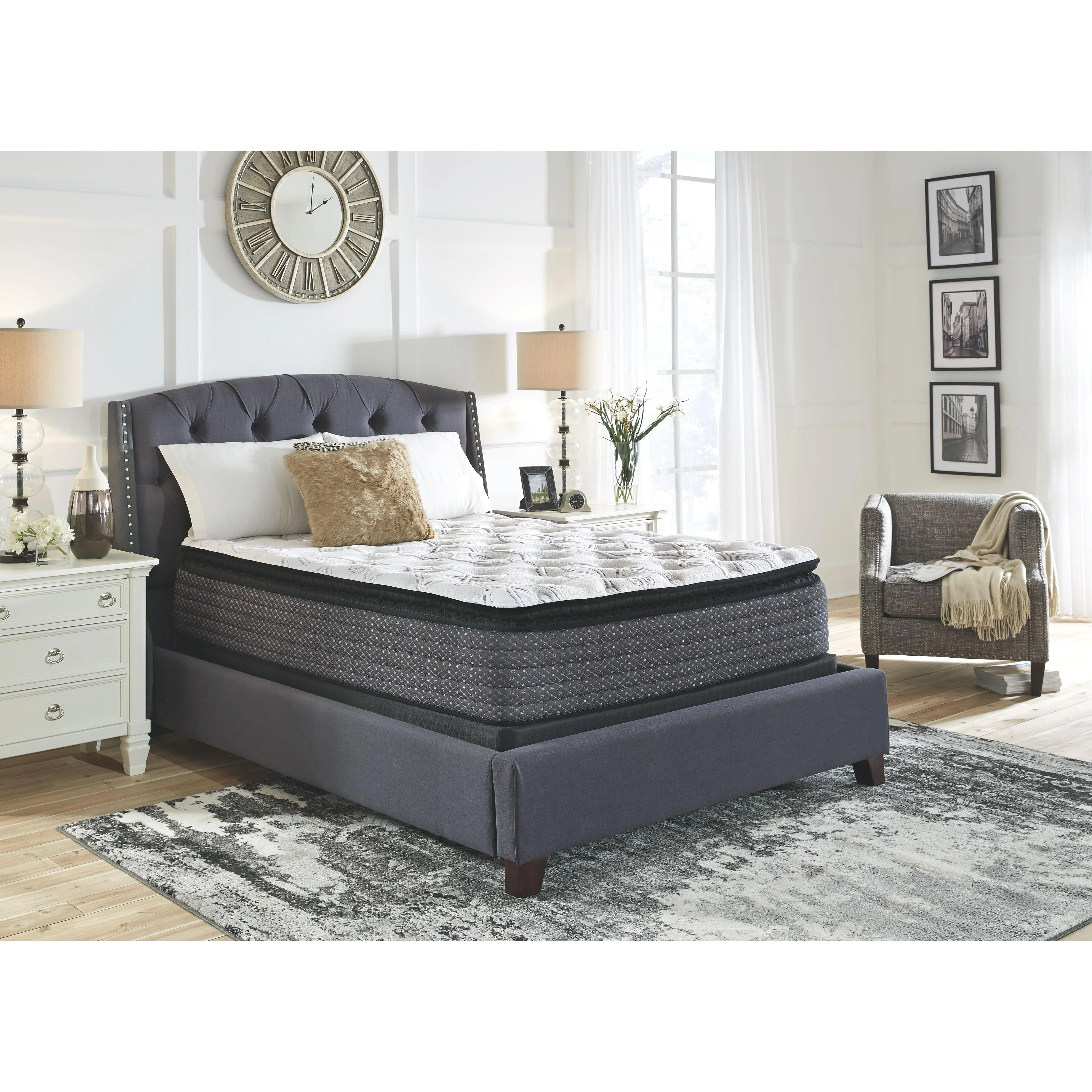 Limited - White - Queen Mattress - Pillow Top - Image 3
