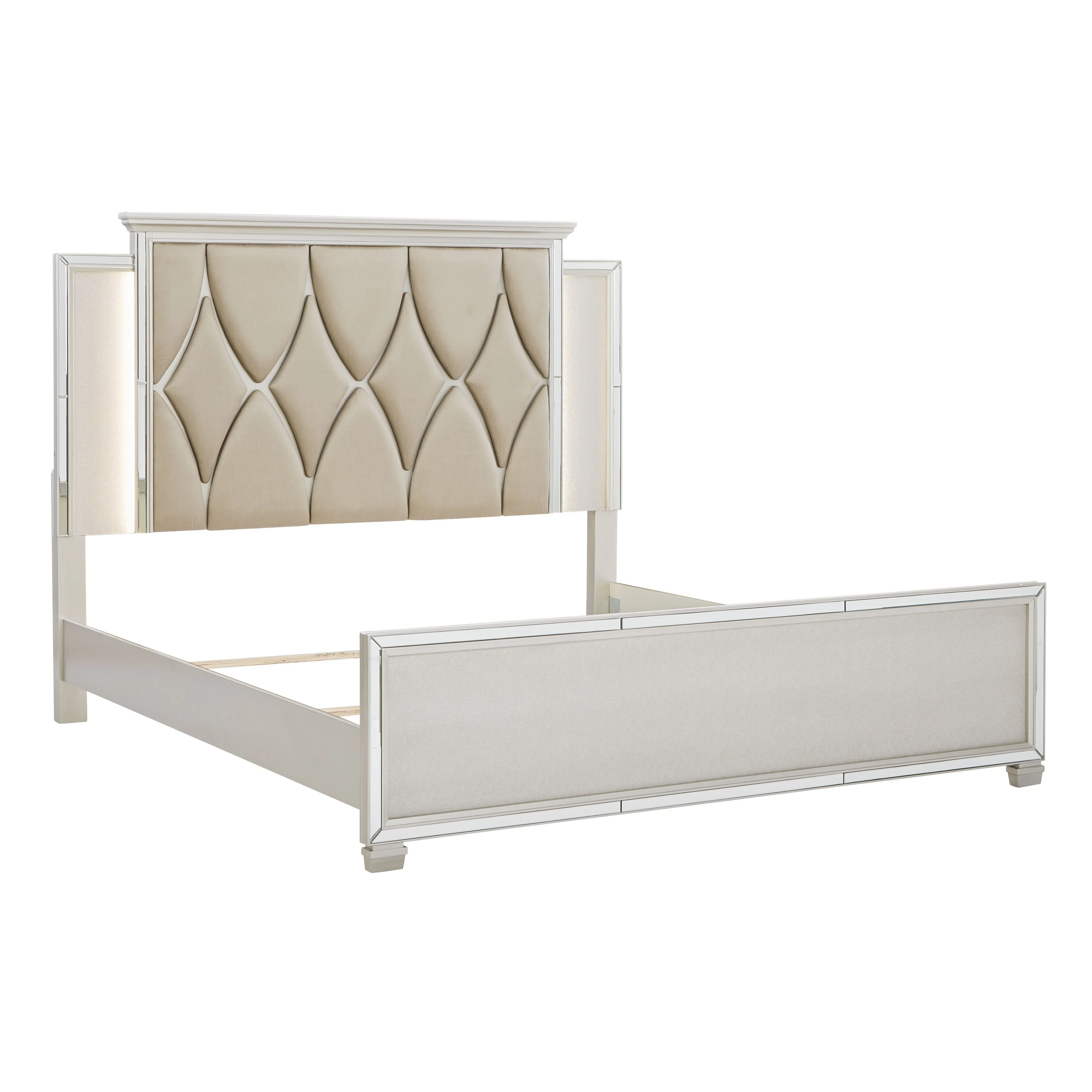 Lindenfield - Champagne - Queen Uph Panel Headboard - Image 2