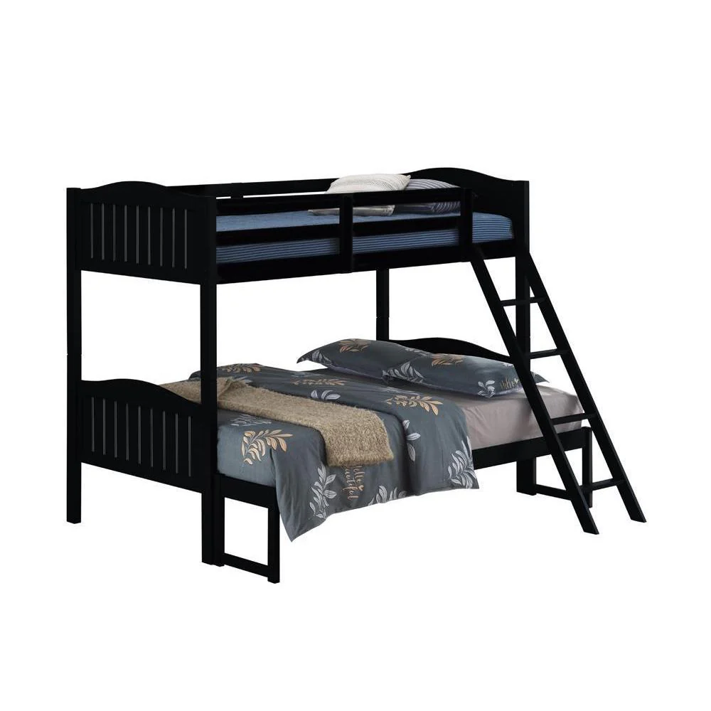Littleton - Twin Over Full Bunk Bed - 64 - Wood - Black - Image 2