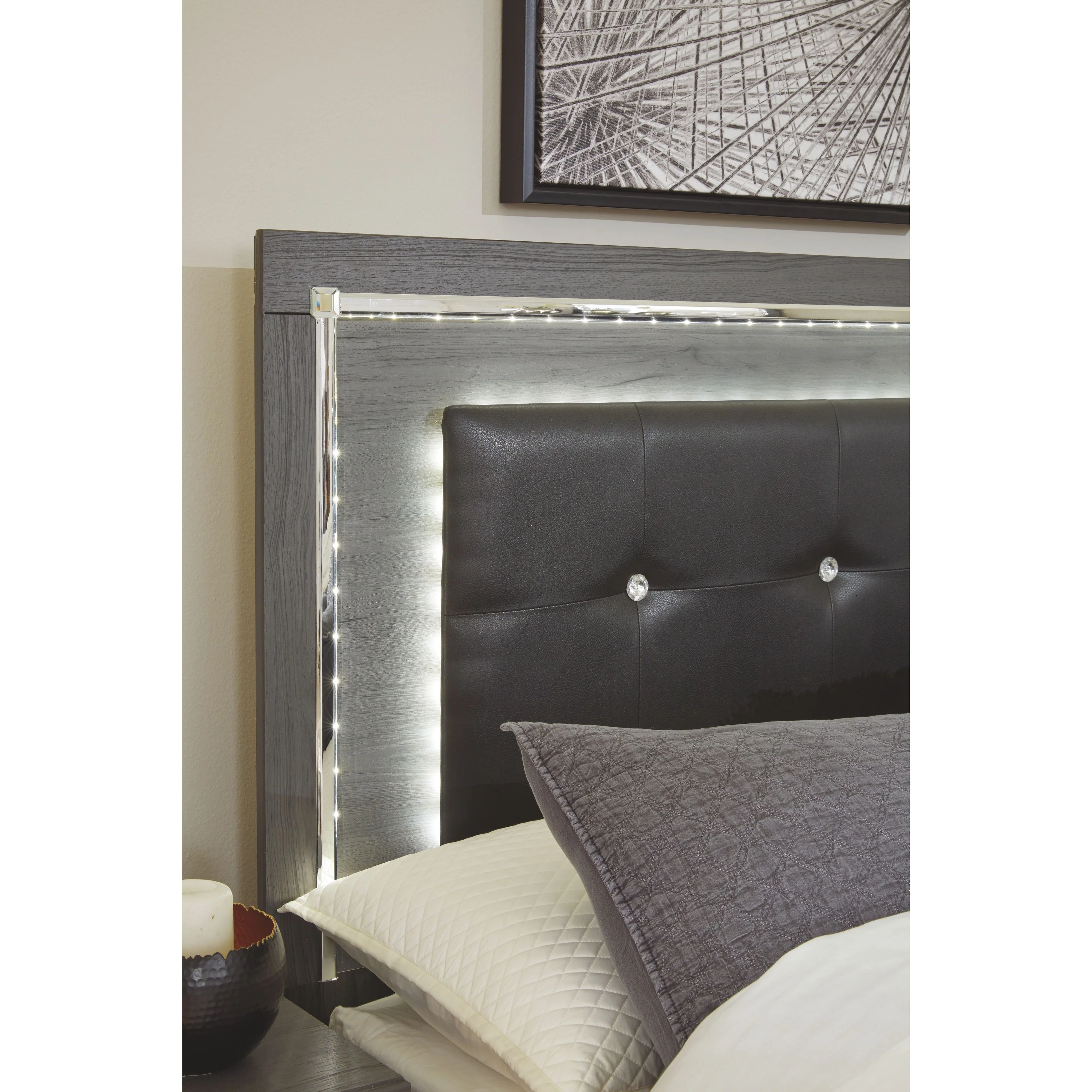 Lodanna - Gray - Full Panel Bed - Image 12
