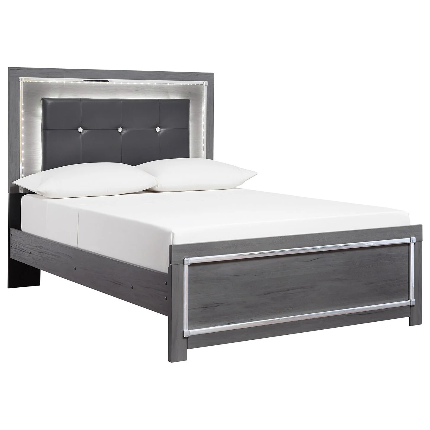 Lodanna - Gray - Full Panel Bed - Image 9