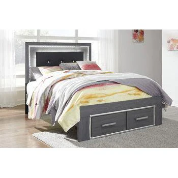 Lodanna - Gray - Full Storage Footboard - Image 3