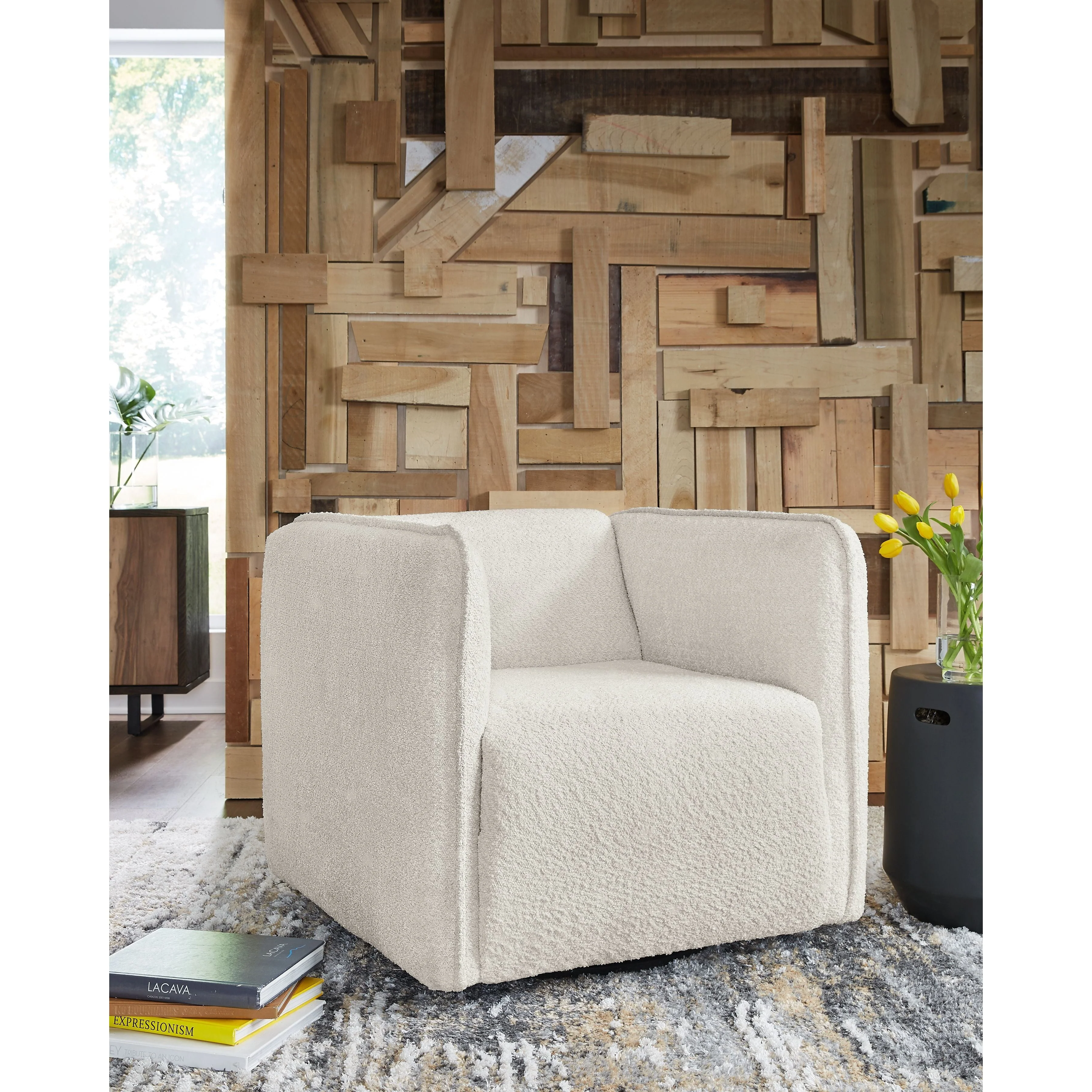 Lonoke - Gray - Swivel Accent Chair - Image 7