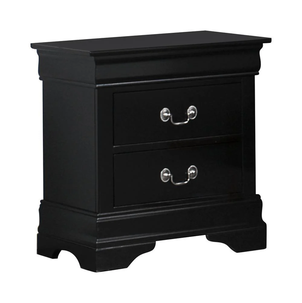 Louis Philippe - Nightstand - Black - Image 3