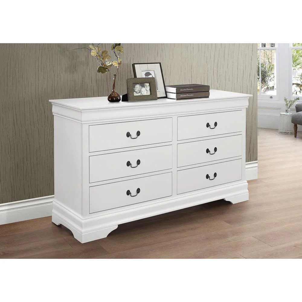 Louis Phillipe - Dresser - White
