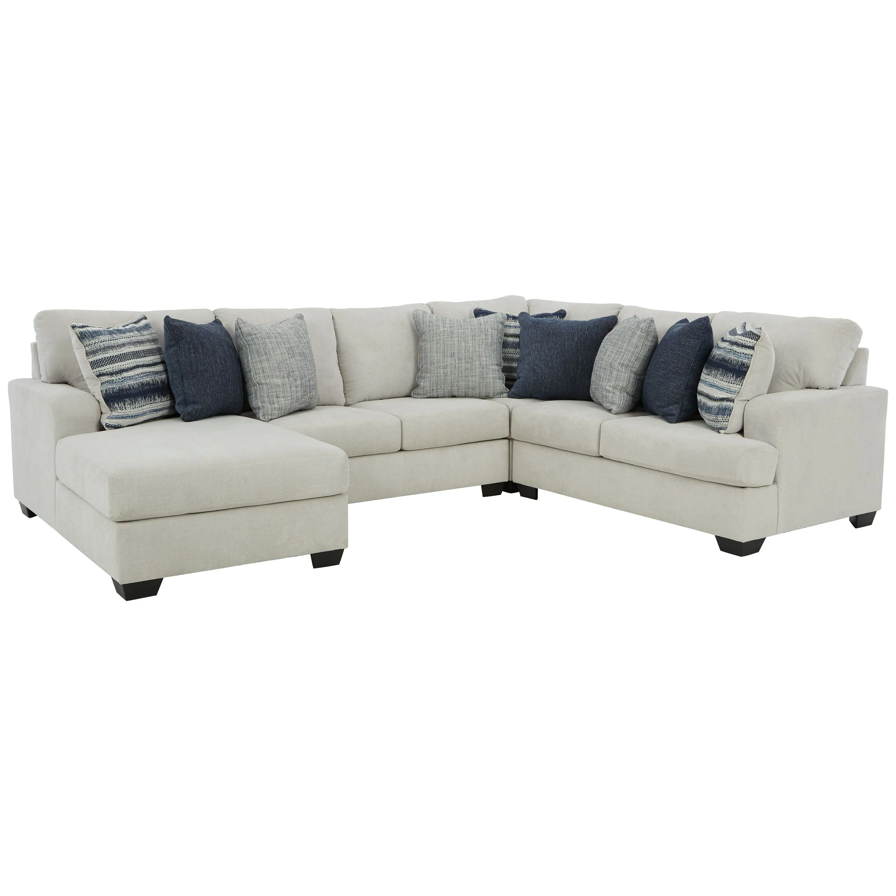 Lowder - Stone - Left Arm Facing Chaise 4 Pc Sectional - Image 14