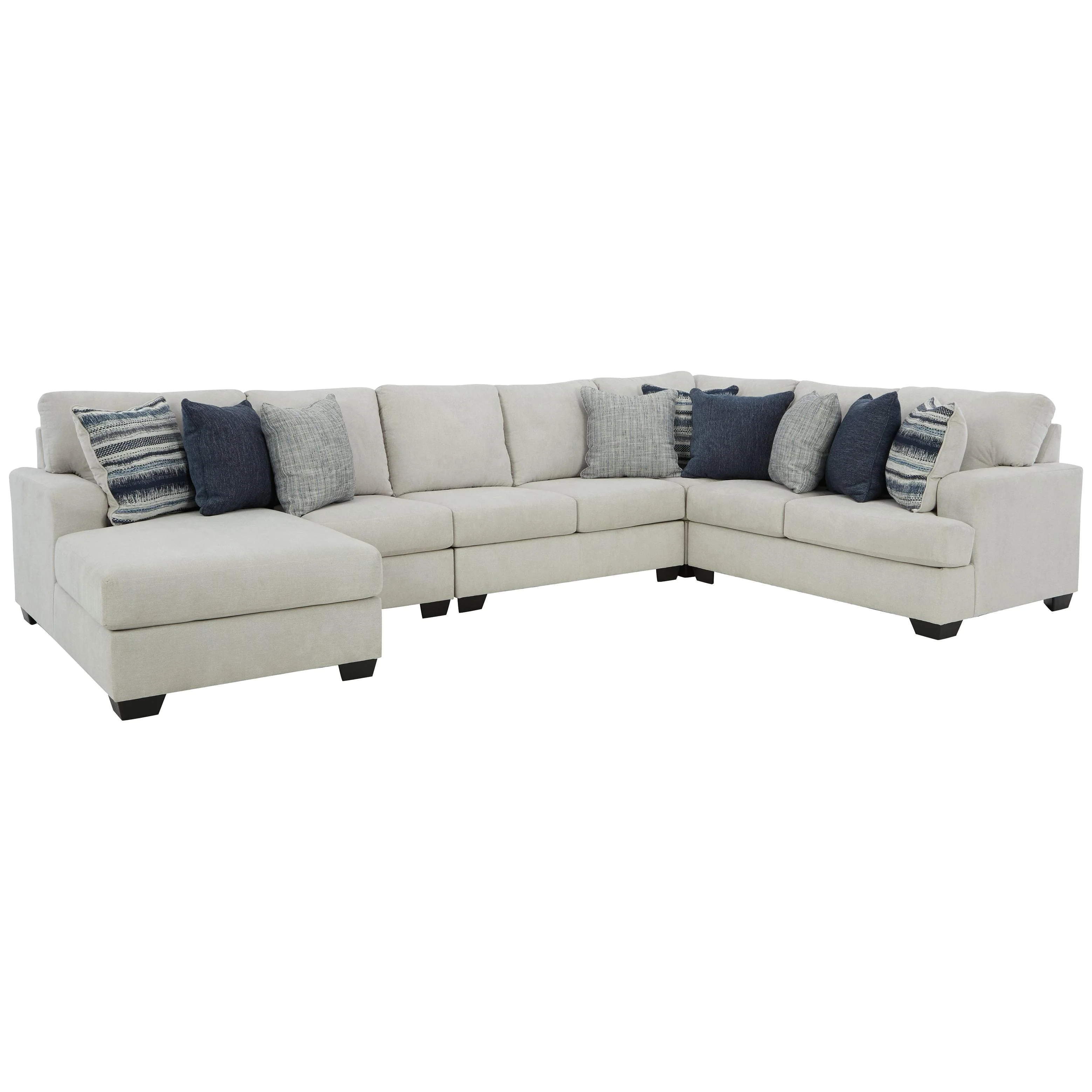 Lowder - Stone - Left Arm Facing Chaise 5 Pc Sectional - Image 22
