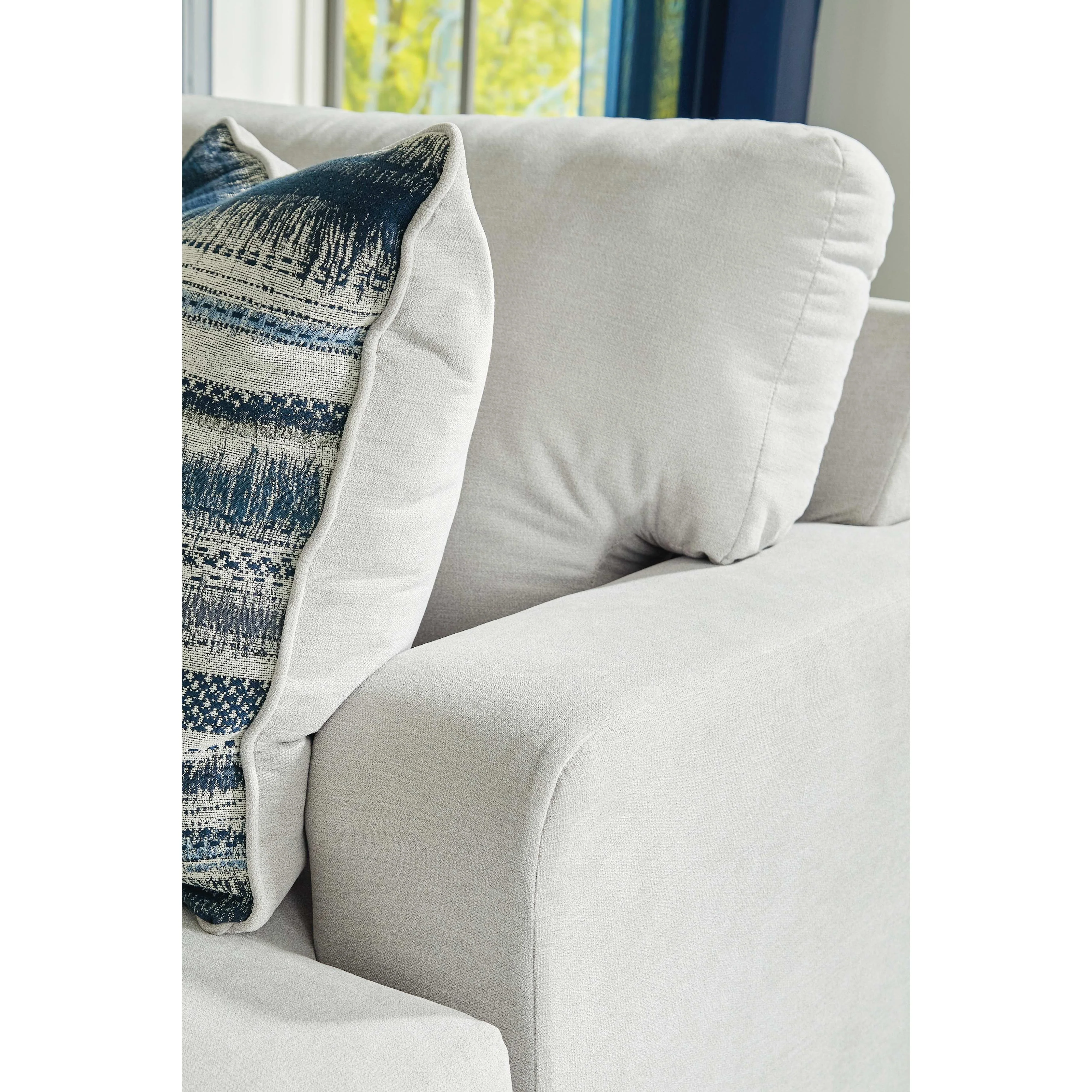 Lowder - Stone - Left Arm Facing Loveseat 5 Pc Sectional - Image 29