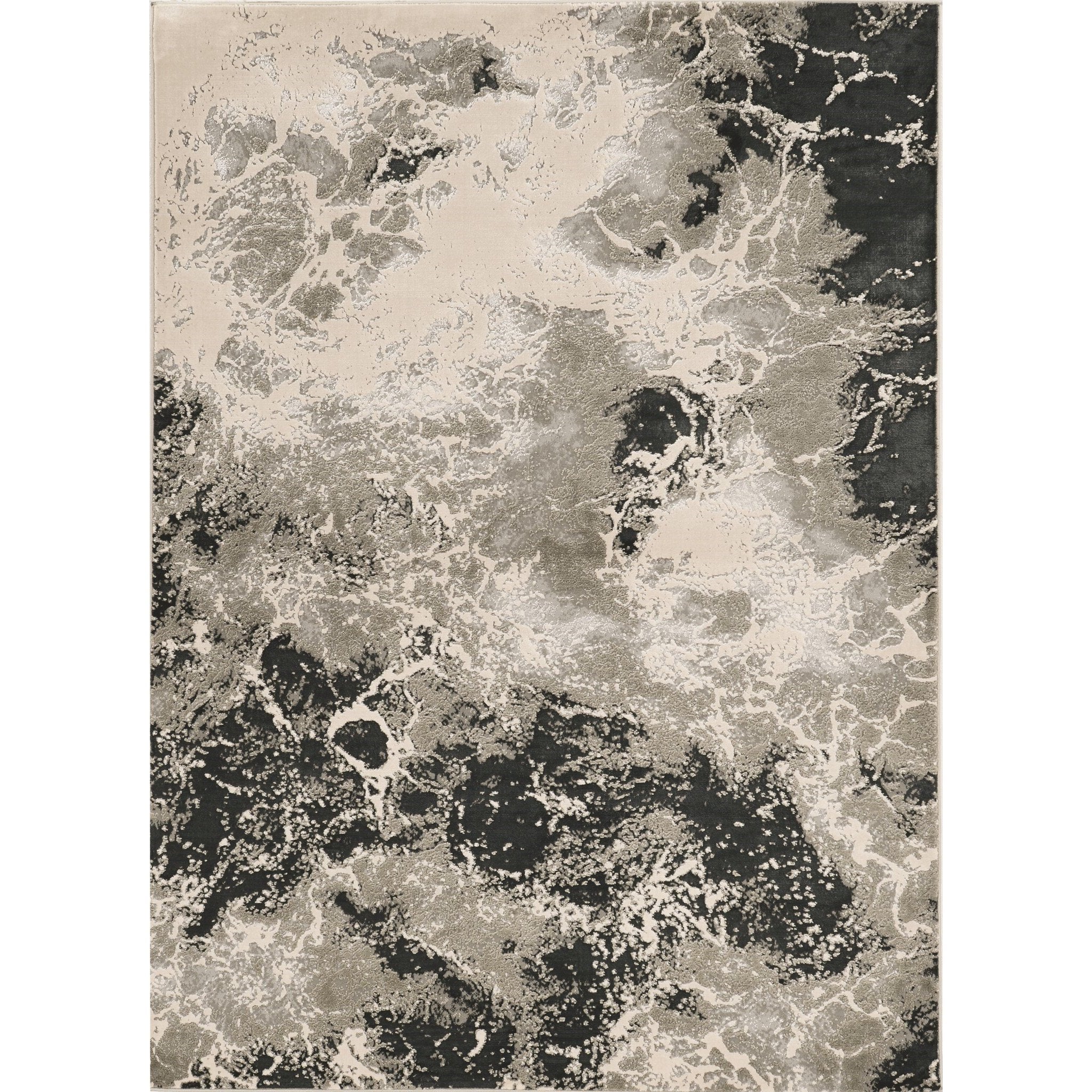 KAS Luna Silver Nightscape Area Rug 7'10"x9'10"