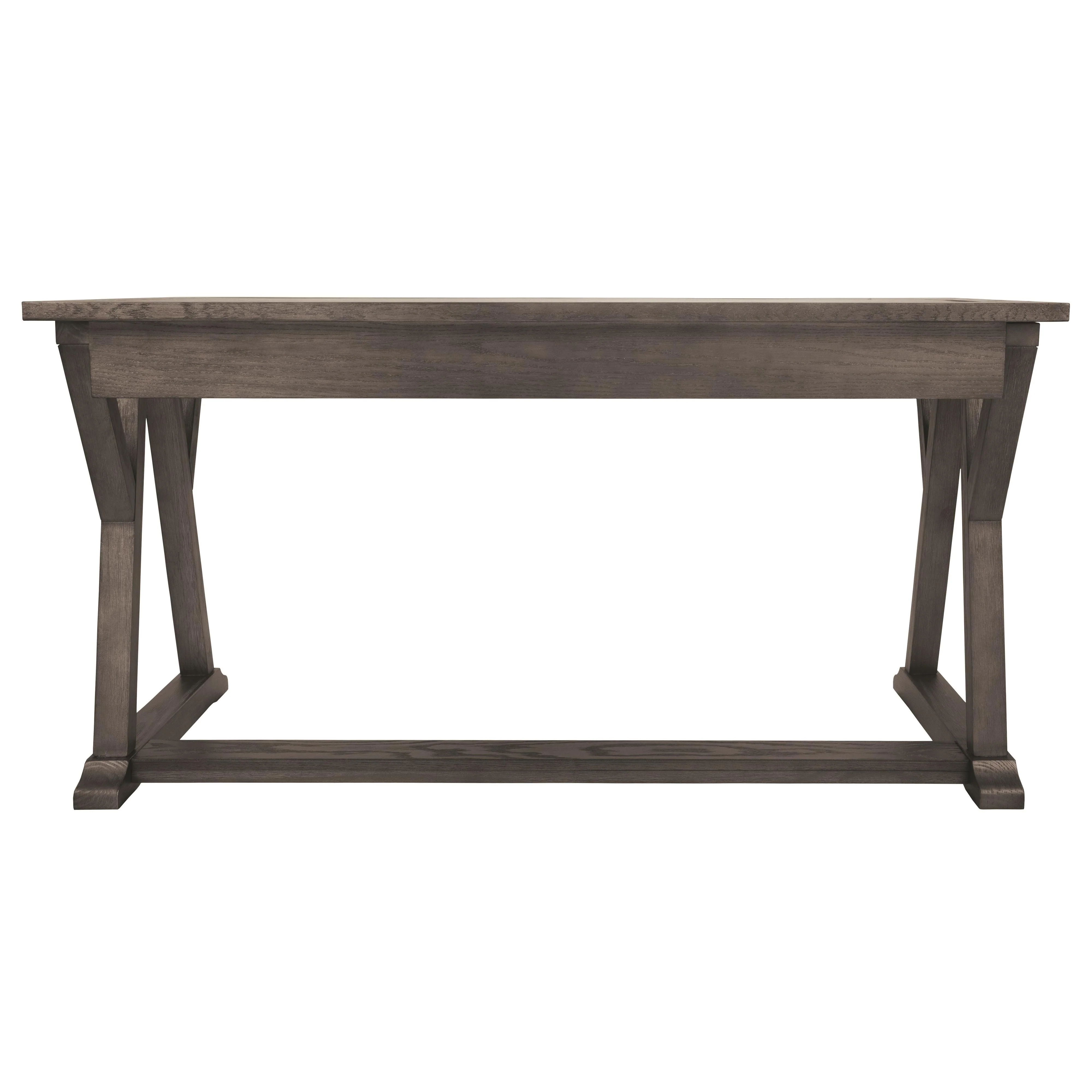 Luxenford - Grayish Brown - Home Office Large Leg Desk - Image 5