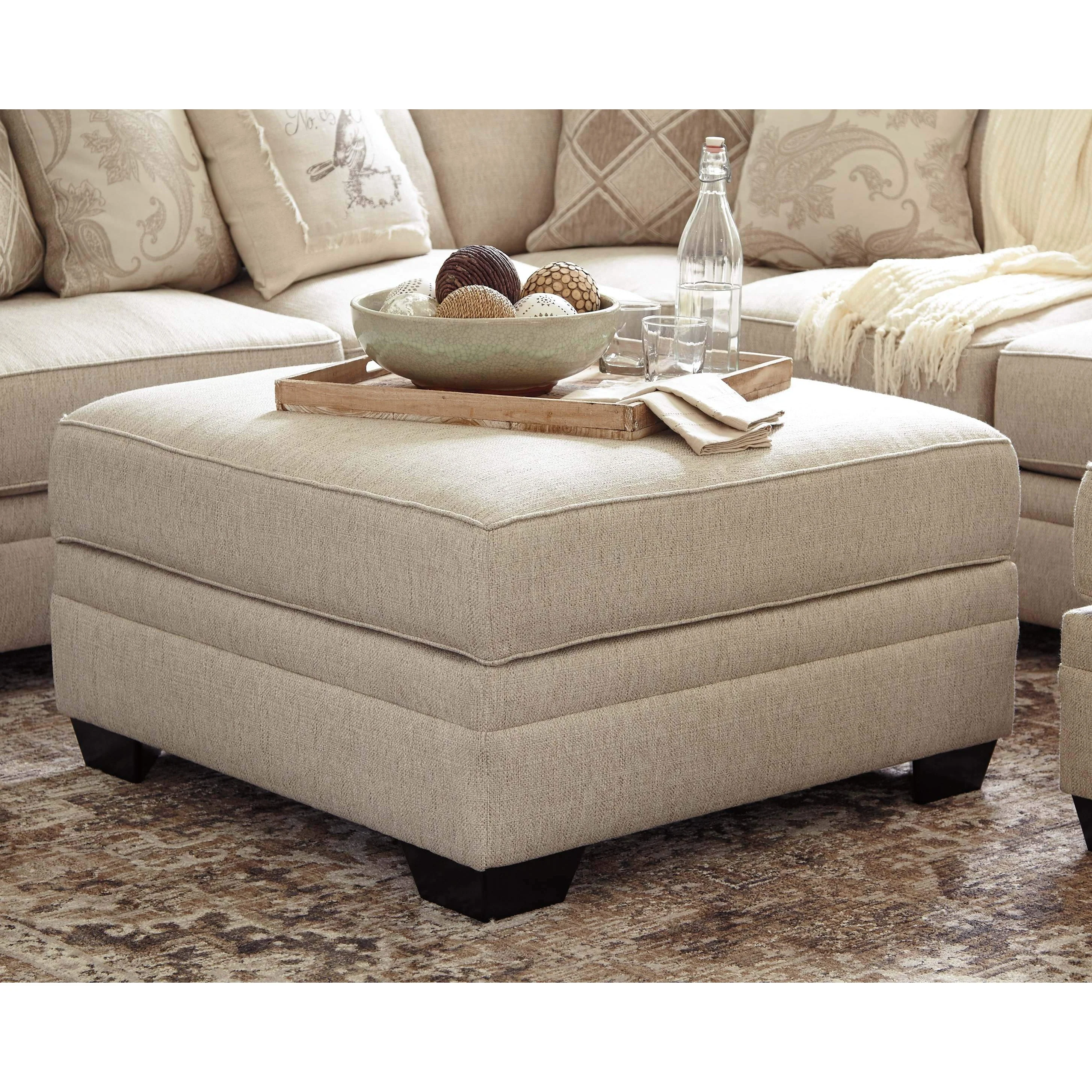 Luxora - Bisque - Ottoman With Storage - Image 8