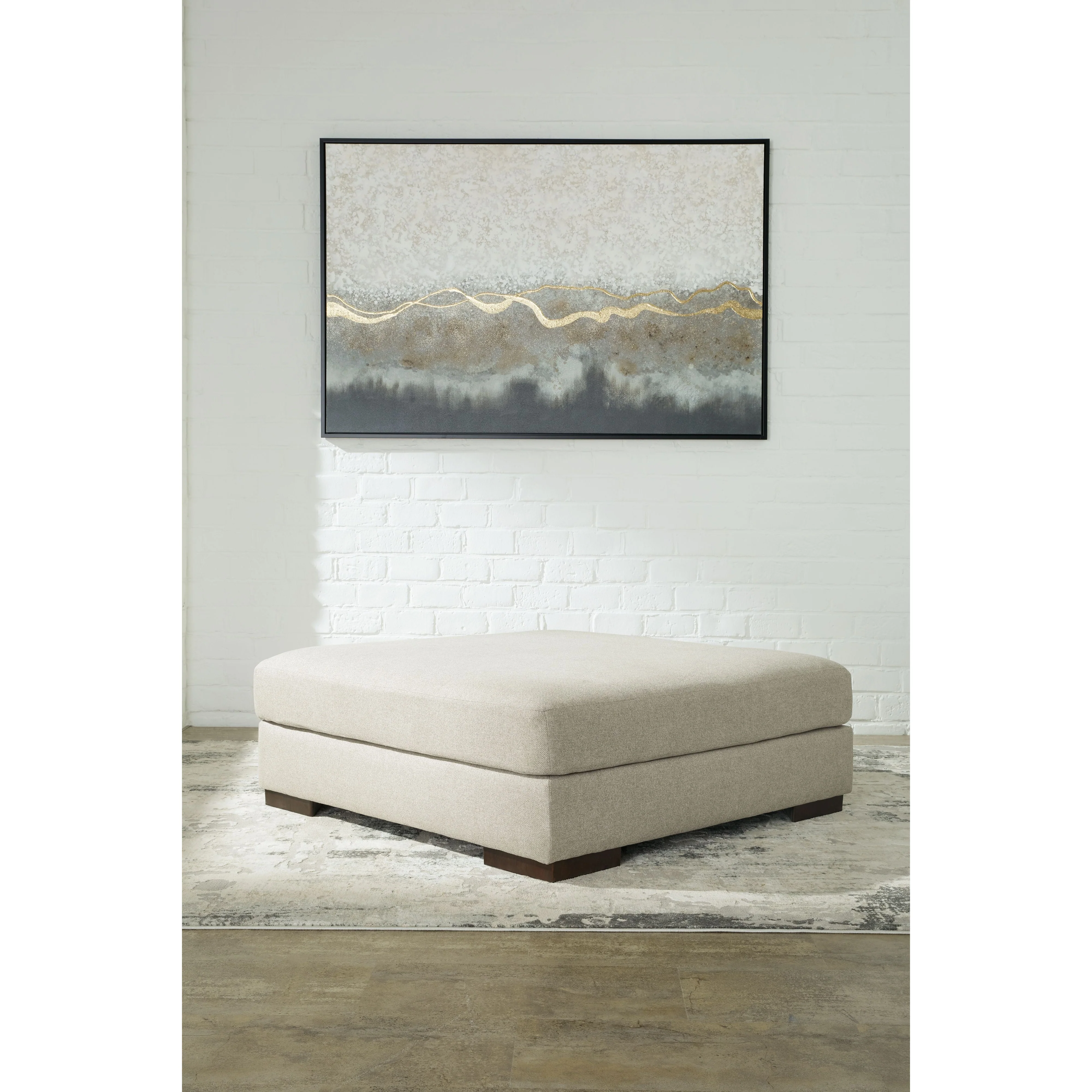 Lyndeboro - Wicker - Oversized Accent Ottoman - Image 6