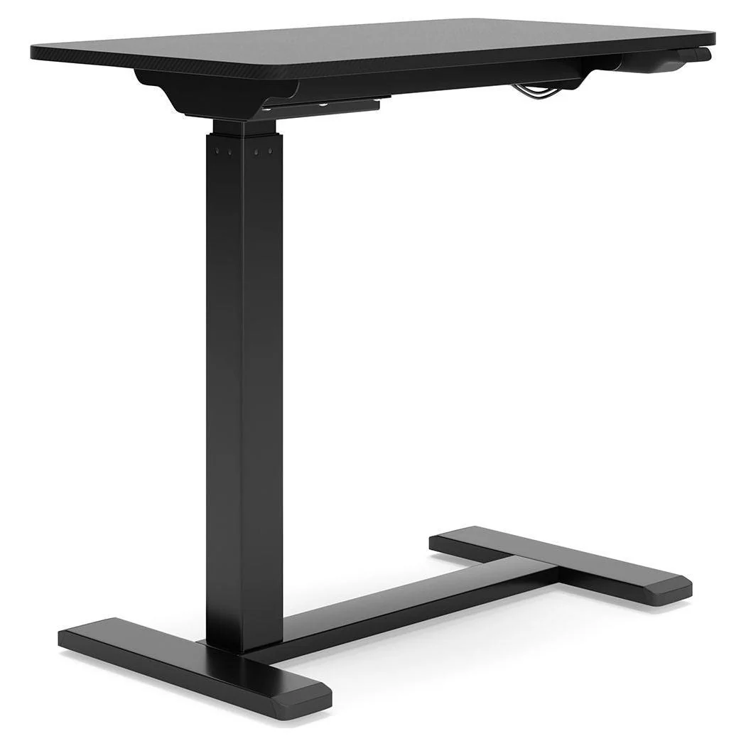 Lynxtyn - Black - Adjustable Height Side Desk - Image 3