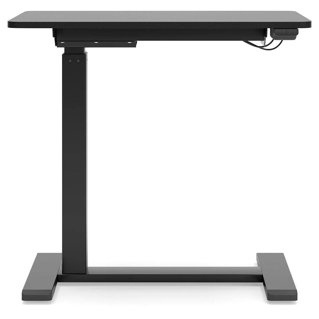 Lynxtyn - Black - Adjustable Height Side Desk - Image 4